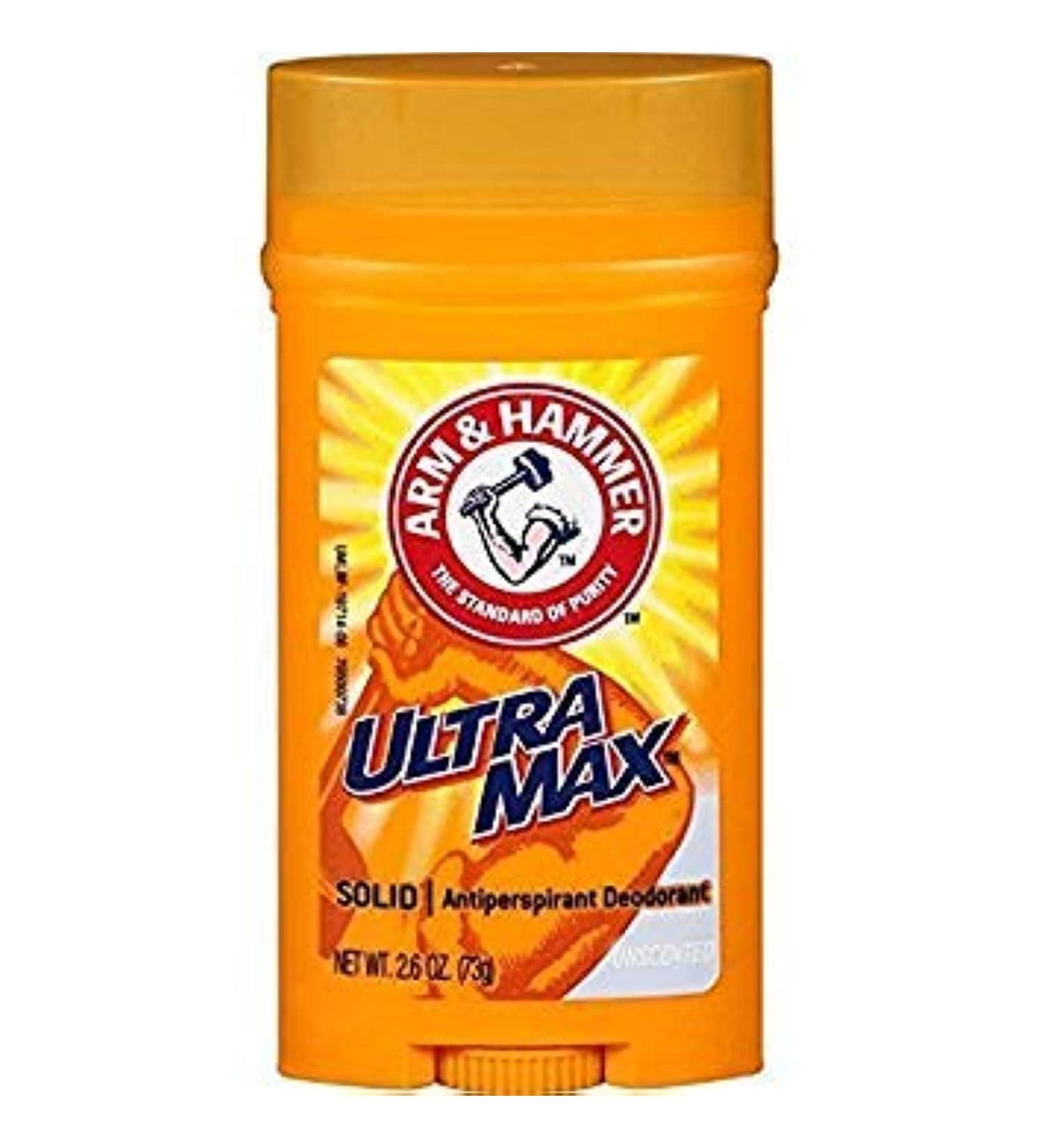 ARM & HAMMER ULTRAMAX Anti-Perspirant Deodorant Invisible Solid Unscented 2.60 oz