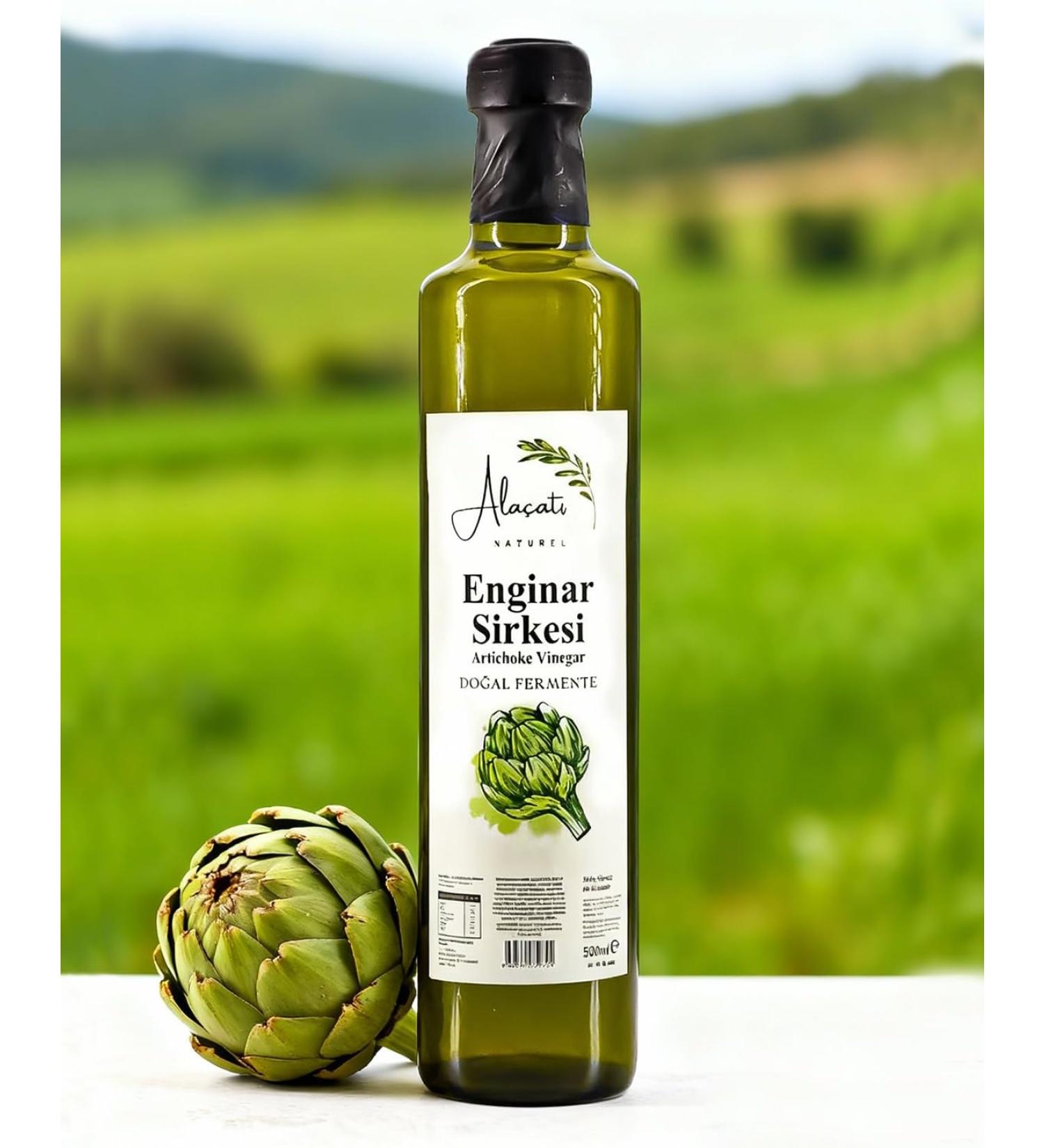 Organic Aged Artichoke Vinegar Natural Fermentation 2-Pack 500 ml. - Buy Online on GoSupps.com