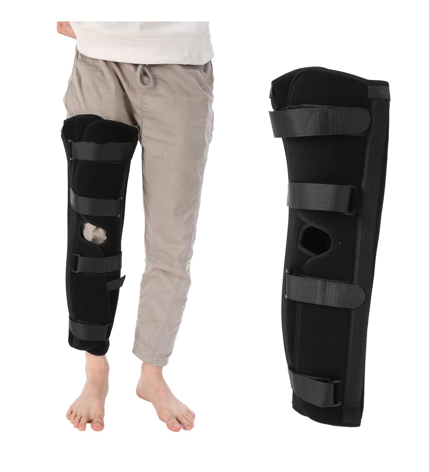Adjustable Knee Immobilizer Brace for Men & Women - Lightweight Support & Comfort (S) | International Shipping - Buy Online on GoSupps.com