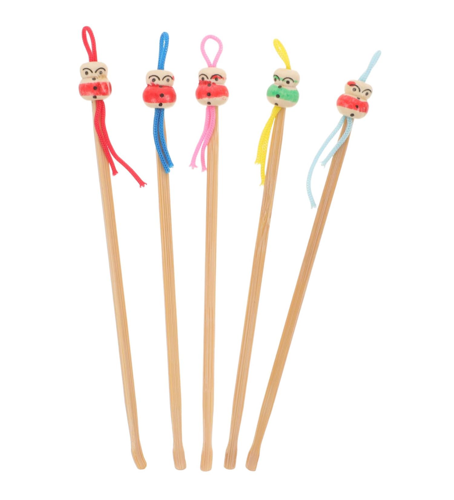 FRCOLOR 5pcs Ear Spoon Tool Set | Delicate Ear Picks for Effective Ear Cleaning & Earwax Removal | Multipurpose Ear Cleaners - 12.50x1.00x1.00CM - Buy Online on GoSupps.com
