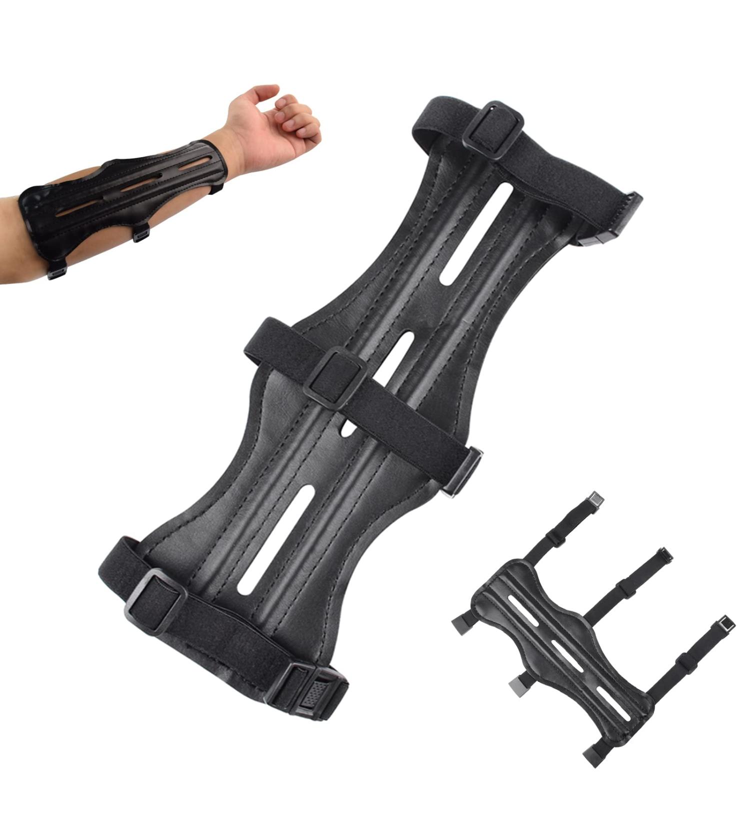 Elong 8.7 Leather Archery Arm Guard | Adjustable Straps for Youth & Adults | Bowhunting Accessories Worldwide Shipping - Buy Online on GoSupps.com