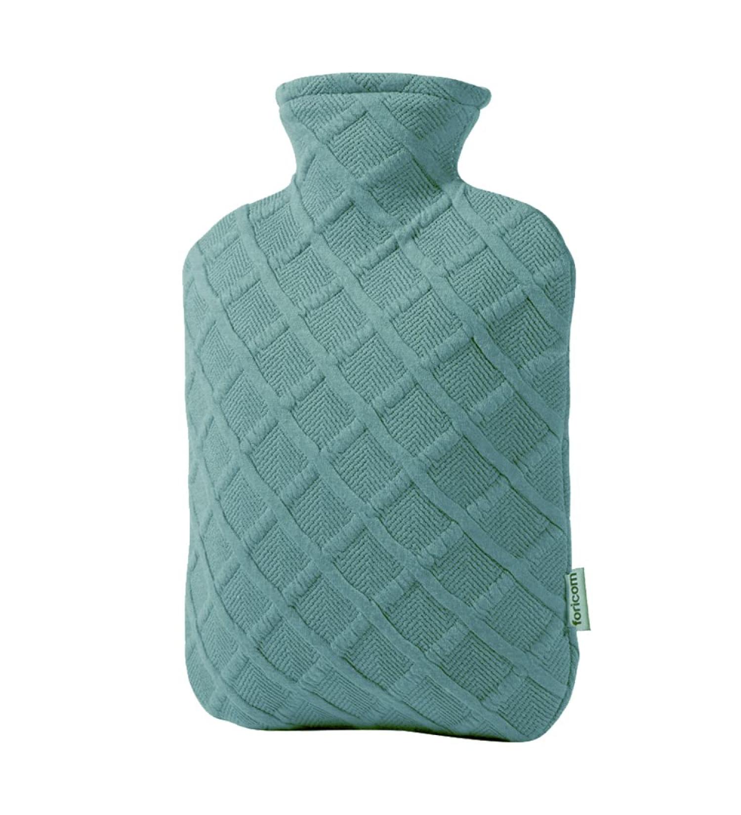 FORICOM Large 1.8L Hot Water Bottle w/ Soft Cover - BPA Free for Neck, Shoulder Pain, Menstrual Cramps - Hot & Cold Therapy (Dark Green) - Buy Online on GoSupps.com
