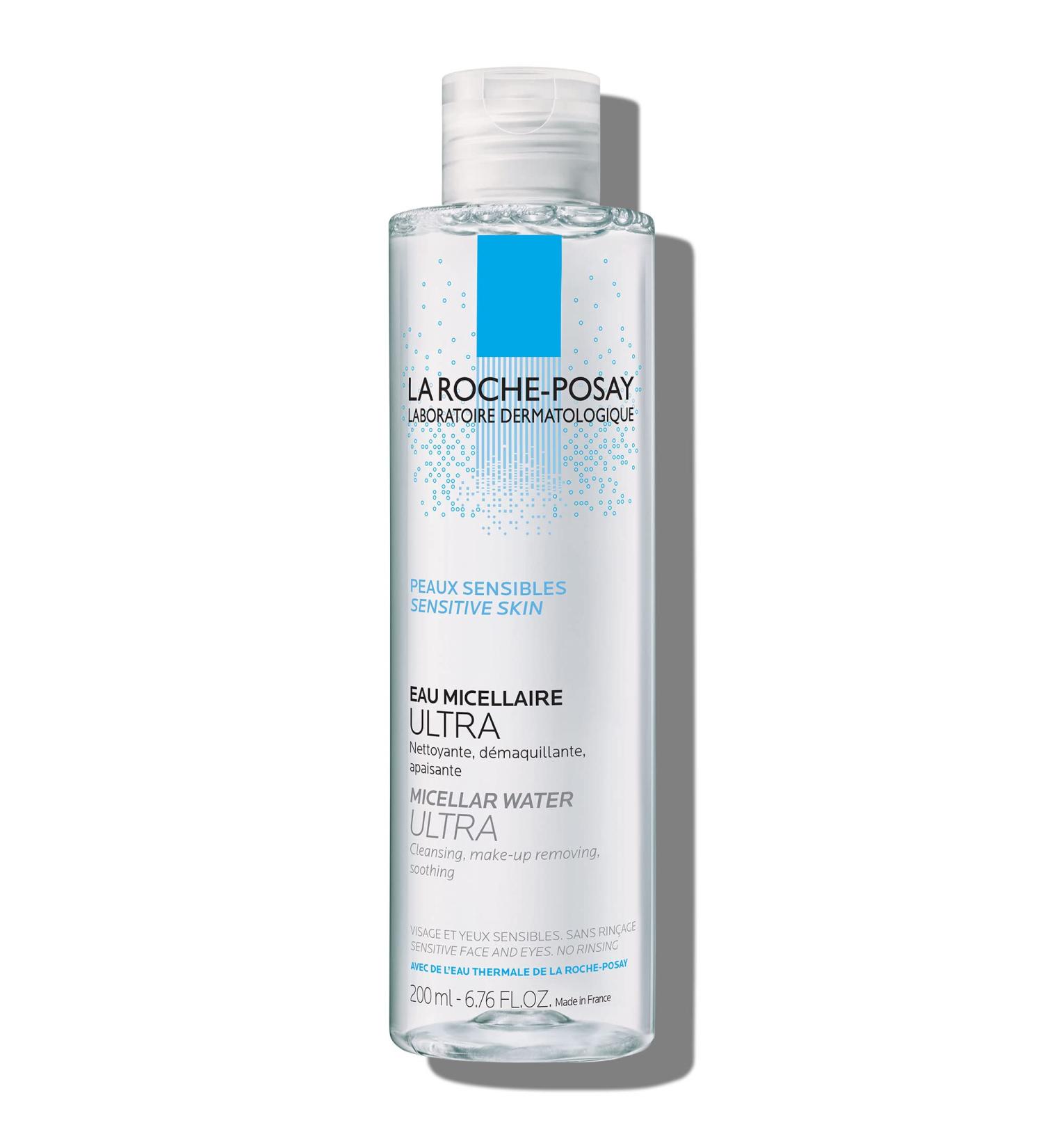 La Roche-Posay Micellar Cleansing Fluid for Sensitive Skin - 200ml Unscented | International Shipping Available - Buy Online on GoSupps.com