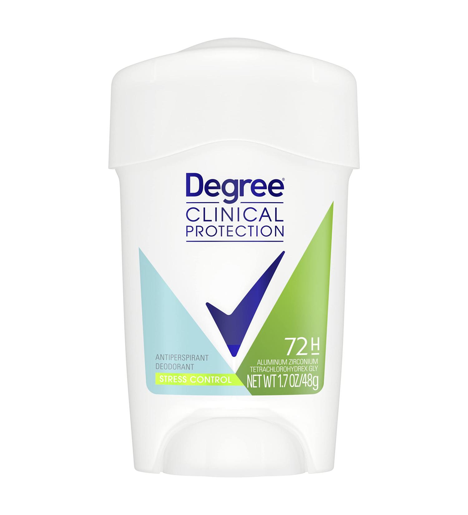 Degree Clinical Protection Antiperspirant Deodorant 72-Hour Sweat & Odor Control Stress for Women - Buy Online on GoSupps.com