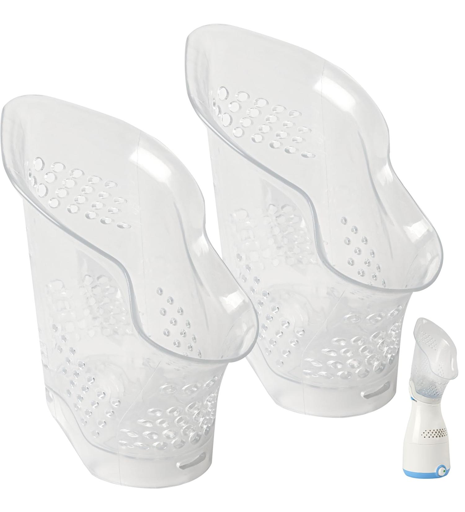 Calvana (2 Pack Sinus Inhaler Mask Compatible with Vicks Sinus Inhaler Food-Grade Material Snug Fit - Buy Online on GoSupps.com