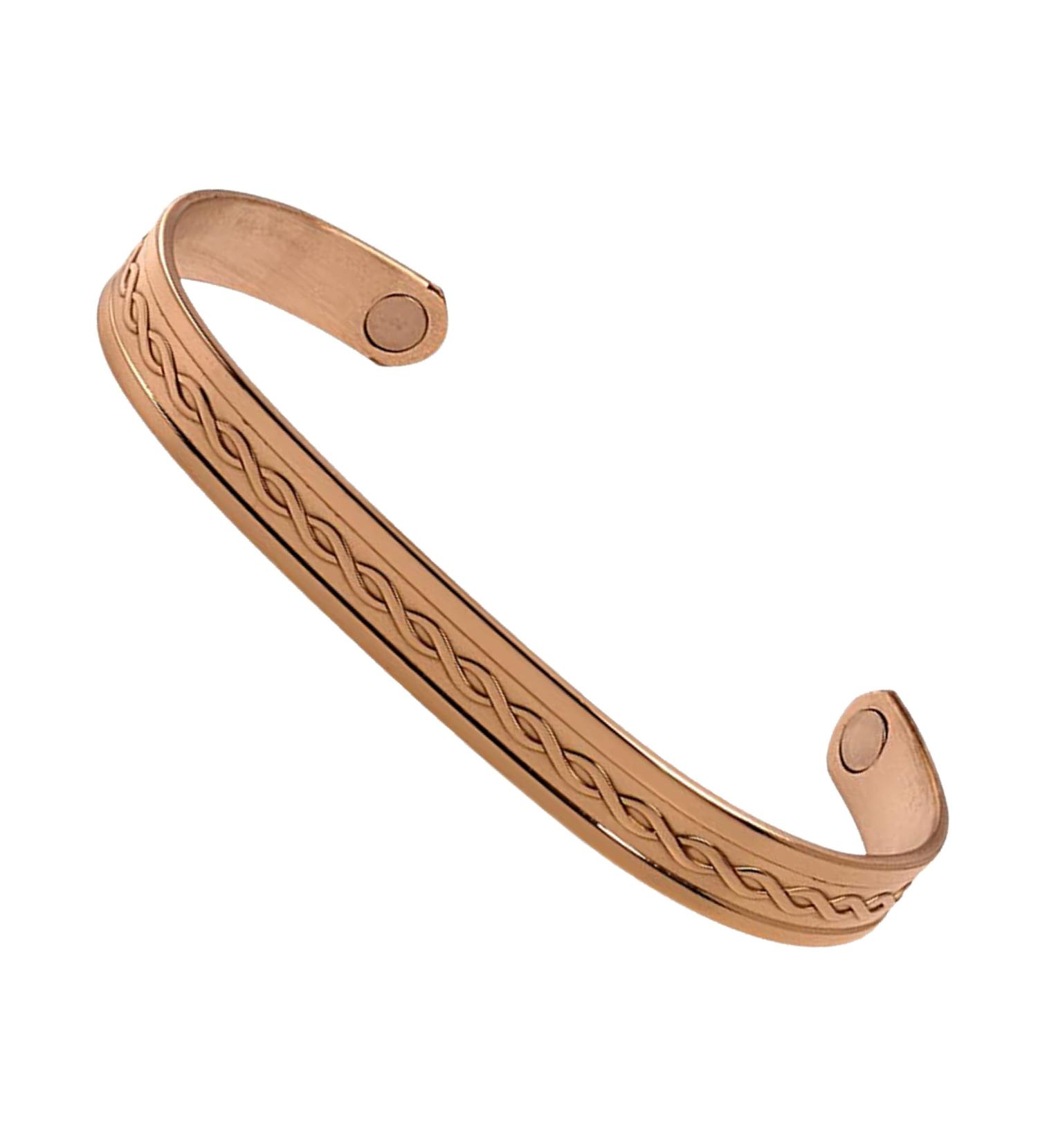 Buy Sabona Tudor Copper Magnetic Bracelet - Small 5.5 Brown Wristband for Health & Style - Buy Online on GoSupps.com