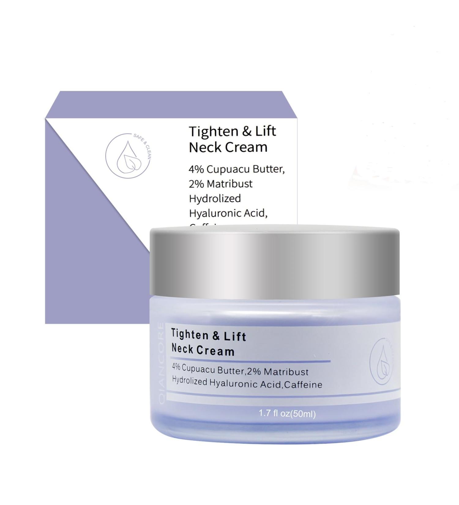 2024 New Pure Tighten & Lift Neck Cream Tighten And Lift Neck Cream for Face Go Neck Firming Cream Neck Firming Cream Tightening Lifting Sagging Skin For Face Neck (1pcs) - Buy Online on GoSupps.com