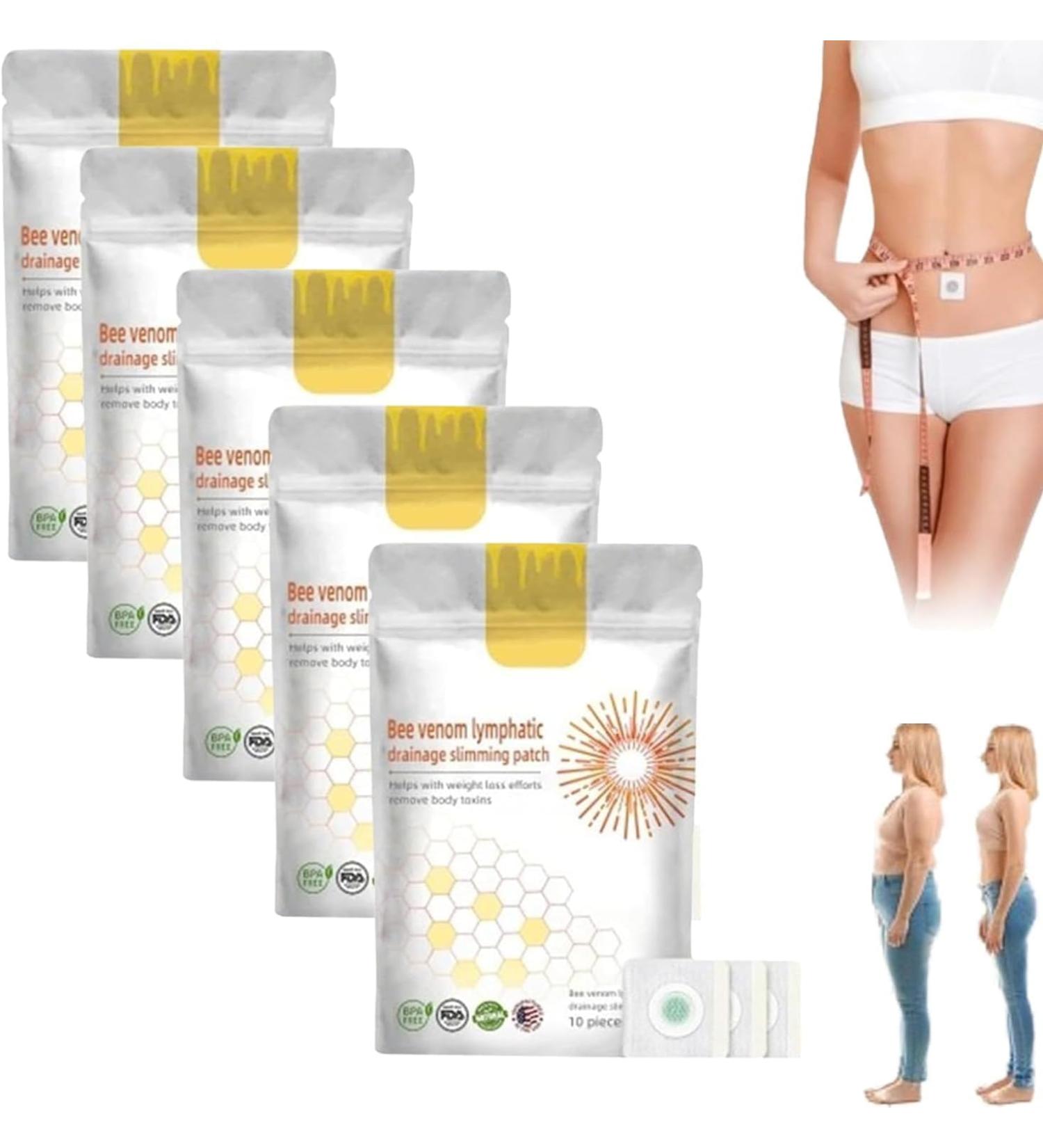 Bee Venom Slimming Patches Bee Venom Lymphatic Drainage Slimming Patch Bee Venom Lymphatic Patches Bee Venom Lymphatic Drainage & Slimming Patches (5Box) - Buy Online on GoSupps.com