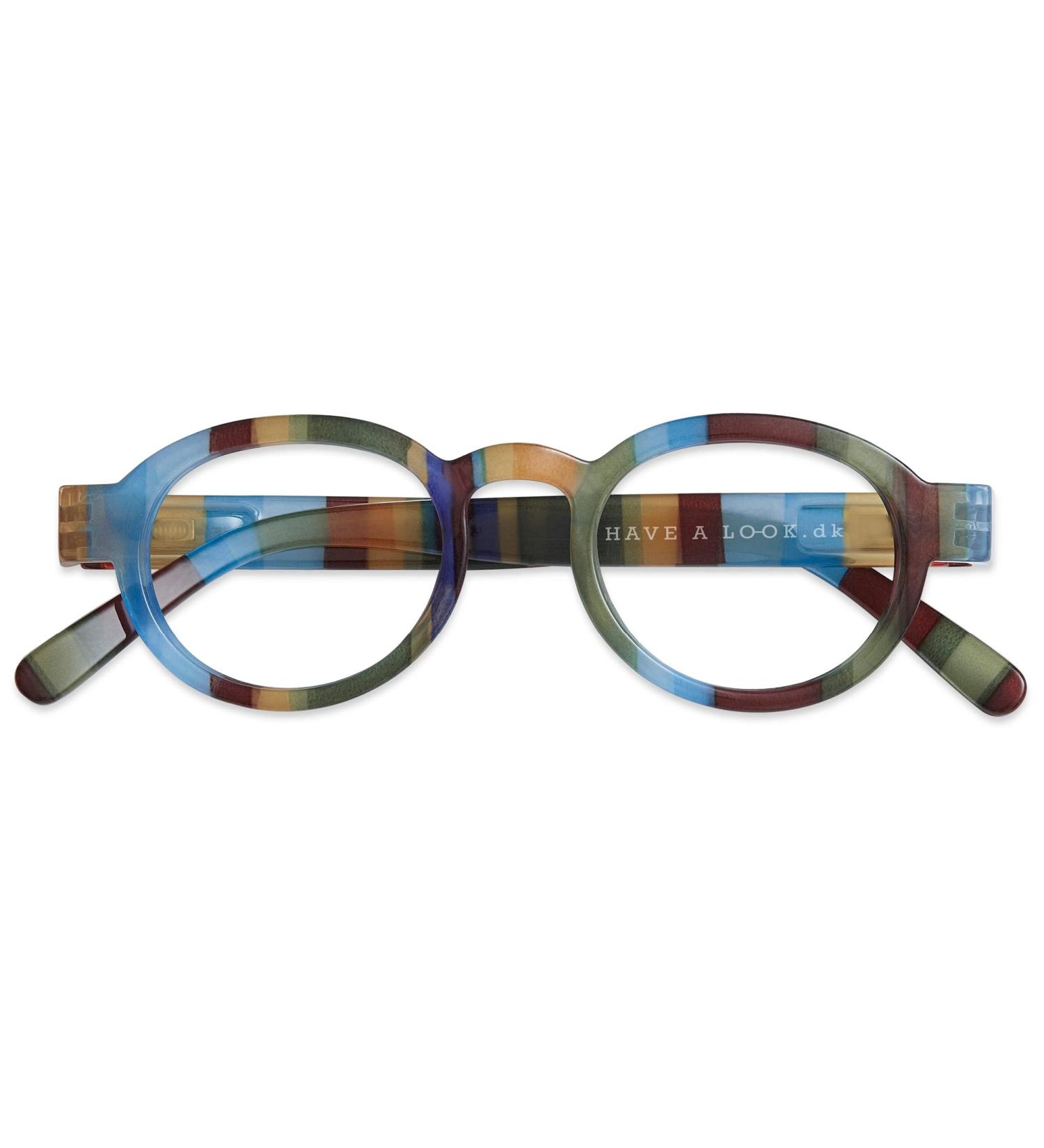 High-Quality Circle Reading Glasses for Men & Women - Flexible Light Danish Design - 2.5 Diopters - Buy Online on GoSupps.com