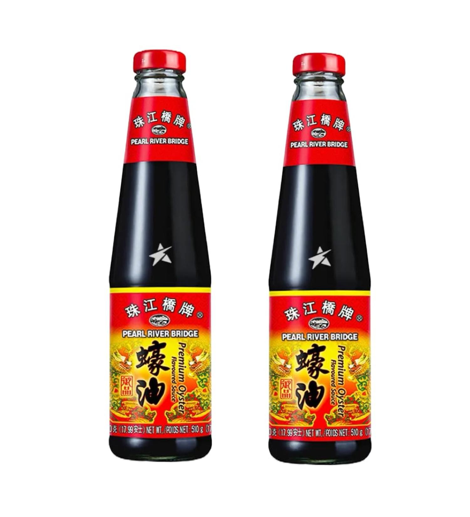 Pearl River Bridge Chinese Premium Oyster Flavoured Sauce for Stir Fry & Marinades 510g (Pack of 2) - Buy Online on GoSupps.com