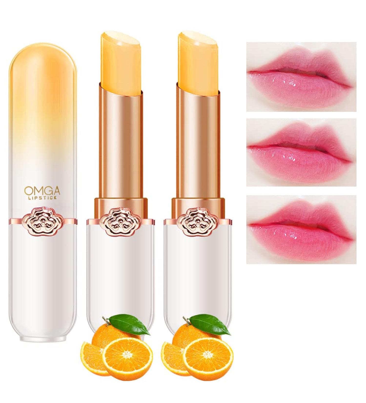 BINGBRUSH 2-Piece Orange Color-Changing Lipstick Set | Long-Lasting PH Mood Lip Stain & Glossy Lip Balm | Moisturizing Makeup for Women - Buy Online on GoSupps.com