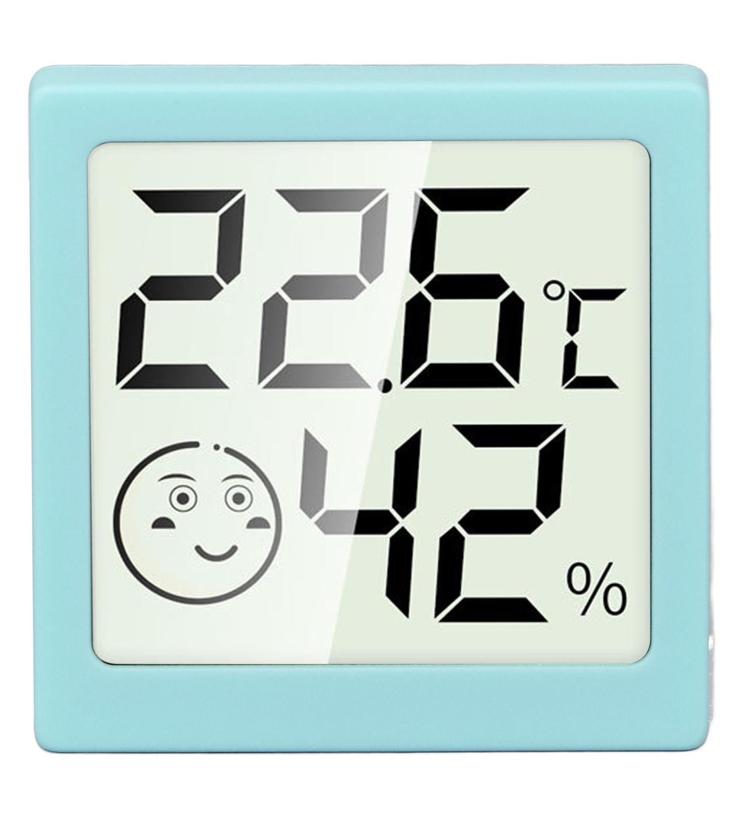 Syrisora Hygrometer Thermometer - 4.5 LCD Temperature & Humidity Meter for Baby Rooms | Highly Accurate & International Shipping Available - Buy Online on GoSupps.com