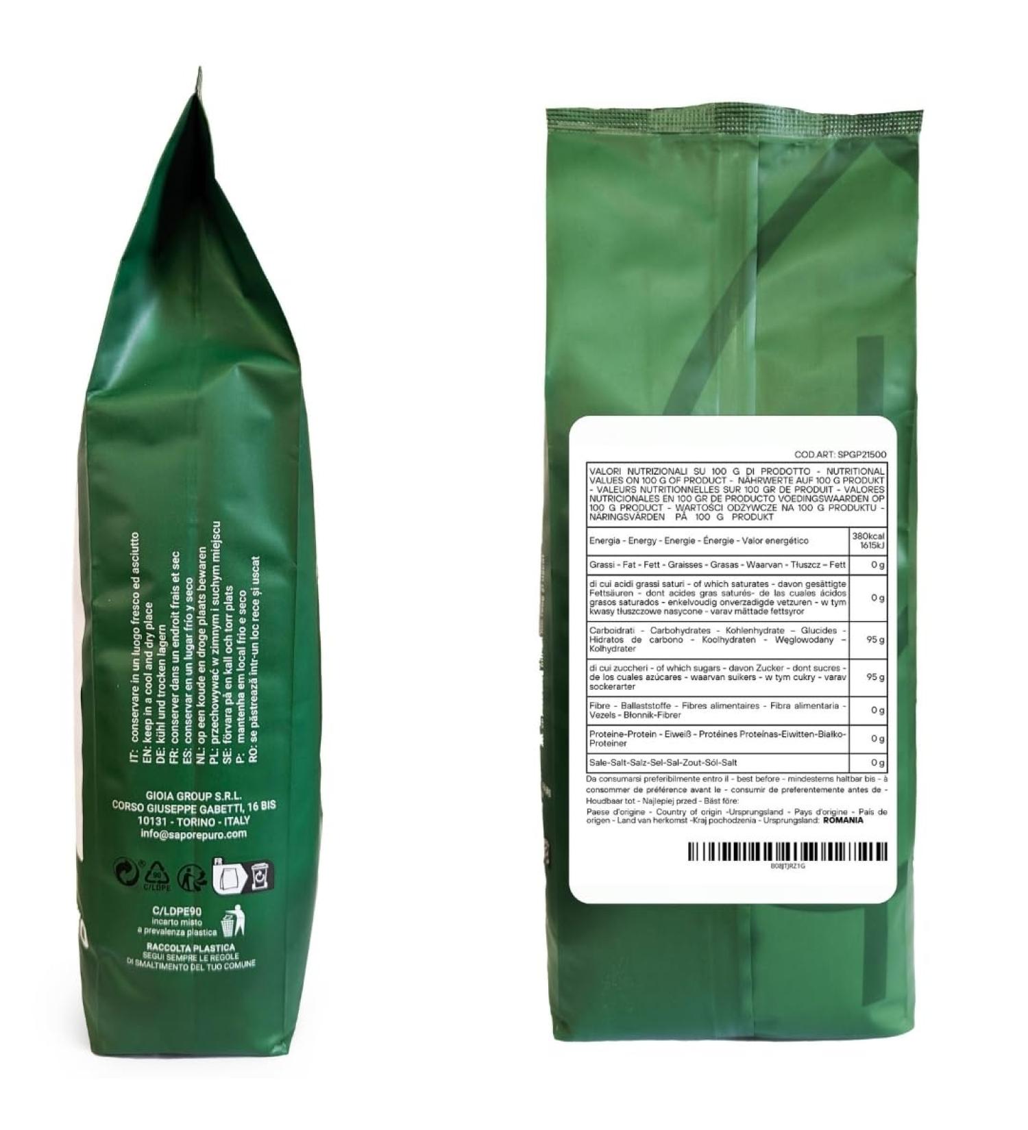 Saporepuro Glucose Syrup Powder 500g | Premium Dry Glucose for Baking & Cooking - International Shipping - Buy Online on GoSupps.com