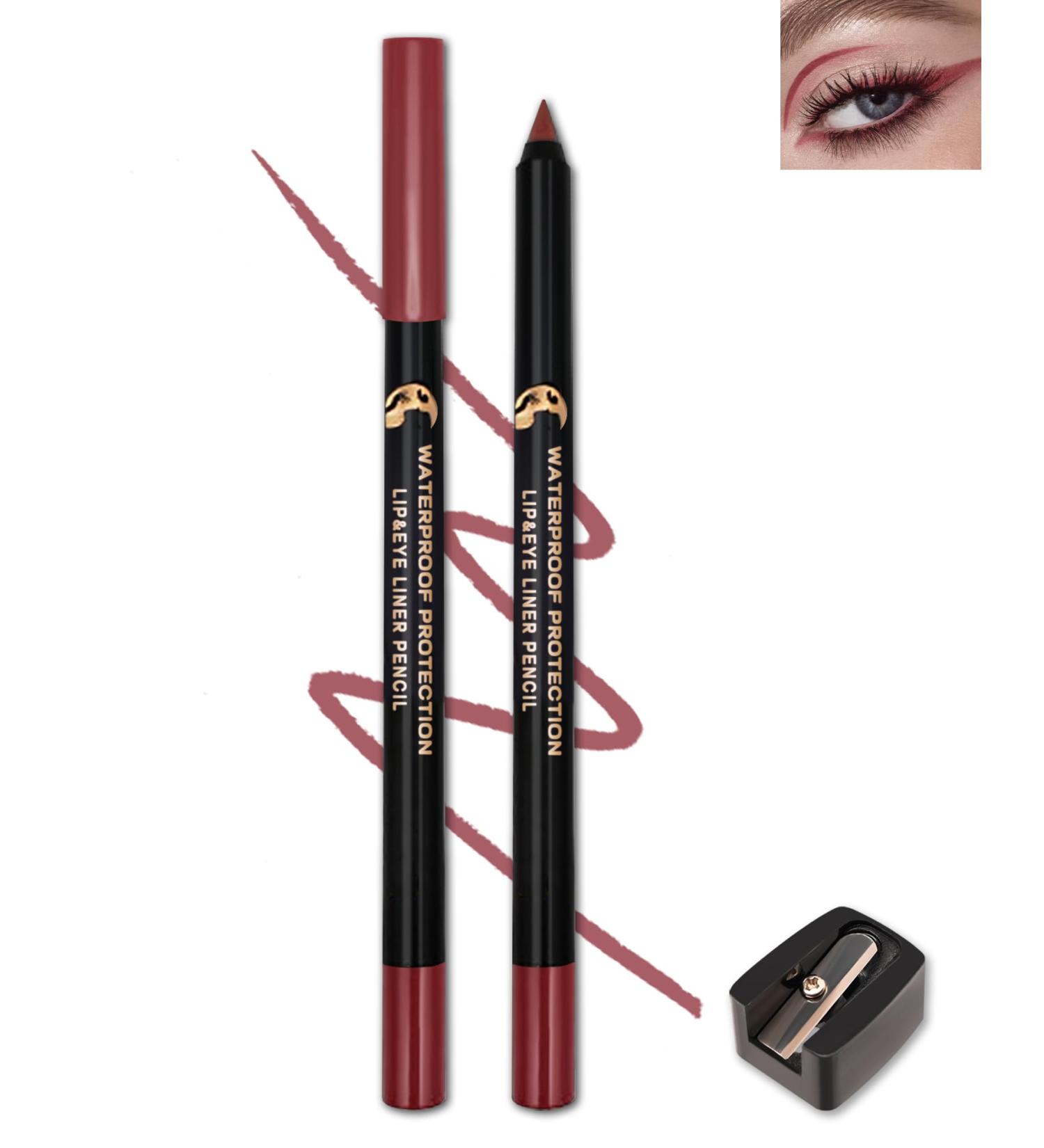 Pink Eyeliner Pencil Gel Sharpenable Multi-Use Colored Waterline Eyeliner Waterproof Smudge-Proof Long Wear Soft Cream Matte High Pigment Eye Liner Pen Makeup with Sharpener Vegan & Cruelty Free-10 10 Pink - Buy Online on GoSupps.com