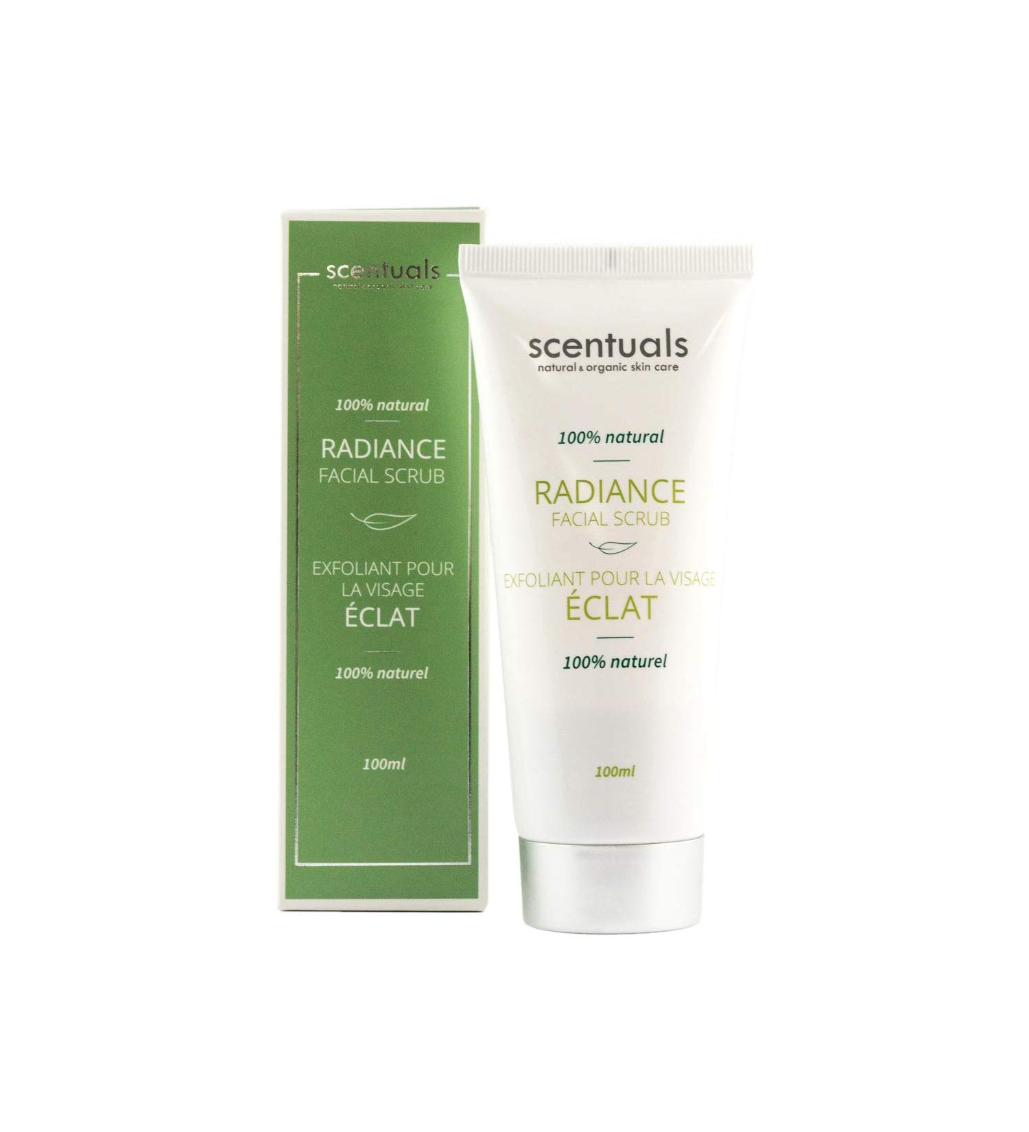 Scentuals 100% Natural Radiance Facial Scrub White 3.38 Fluid Ounce