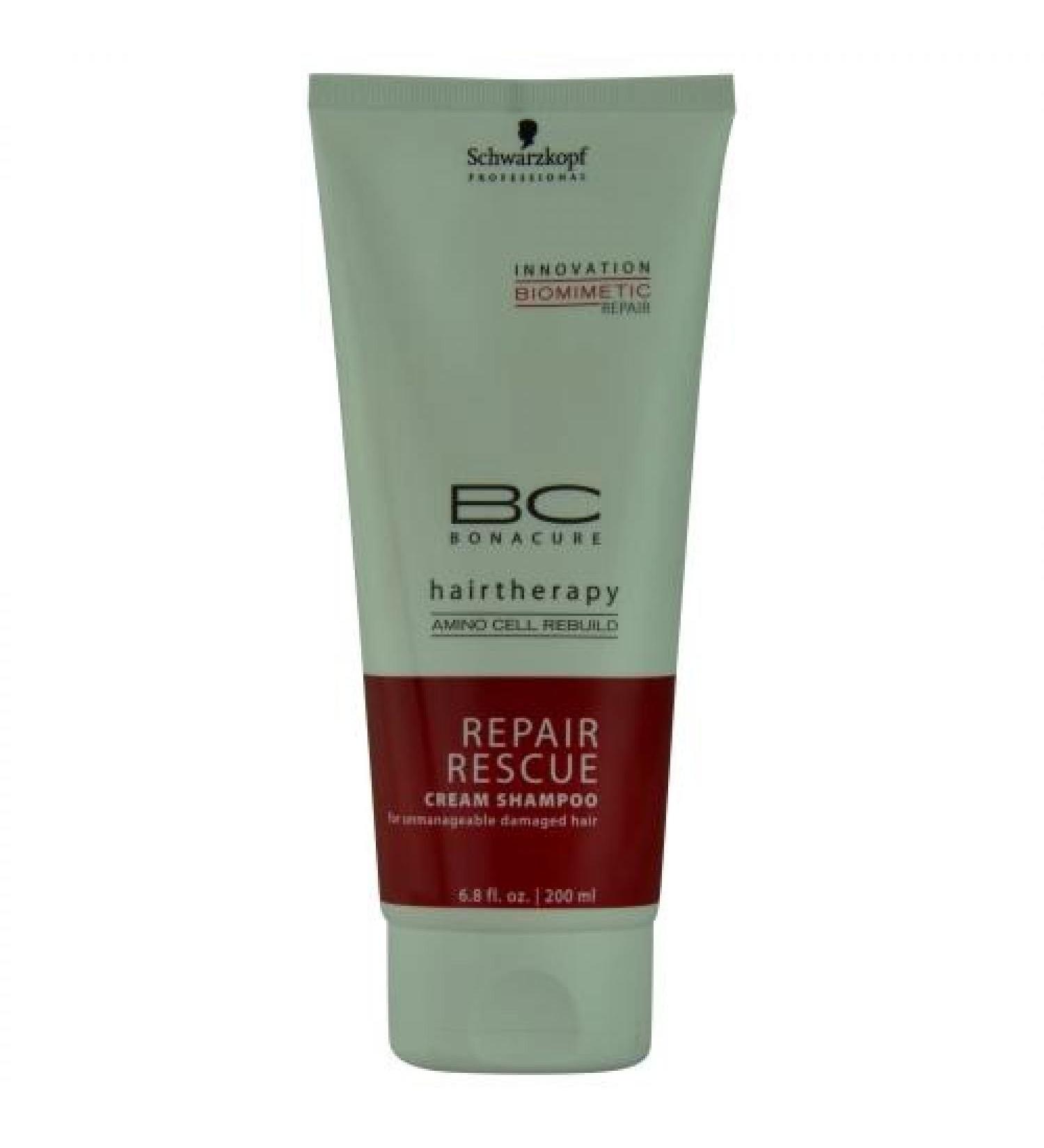 Schwarzkopf BC Bonacure Repair Rescue Cream Shampoo 200ml/6.8 oz