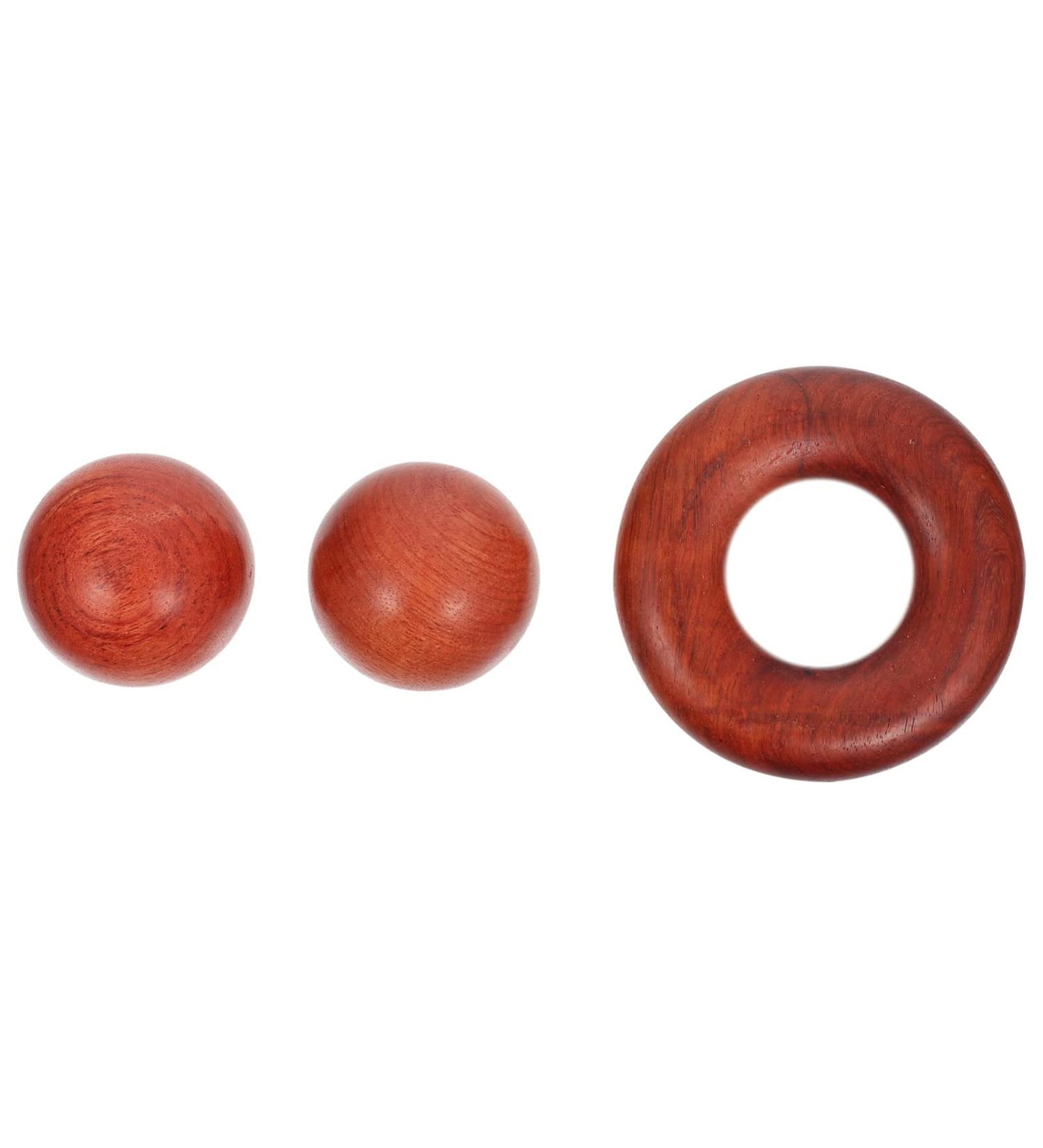 Gleavi Hand Tools Set | 2-Piece Massage Roller & Face Massage Device | Wood Massage Tools for Relaxation | Hand Exercise Balls & Neck Massager - Buy Online on GoSupps.com