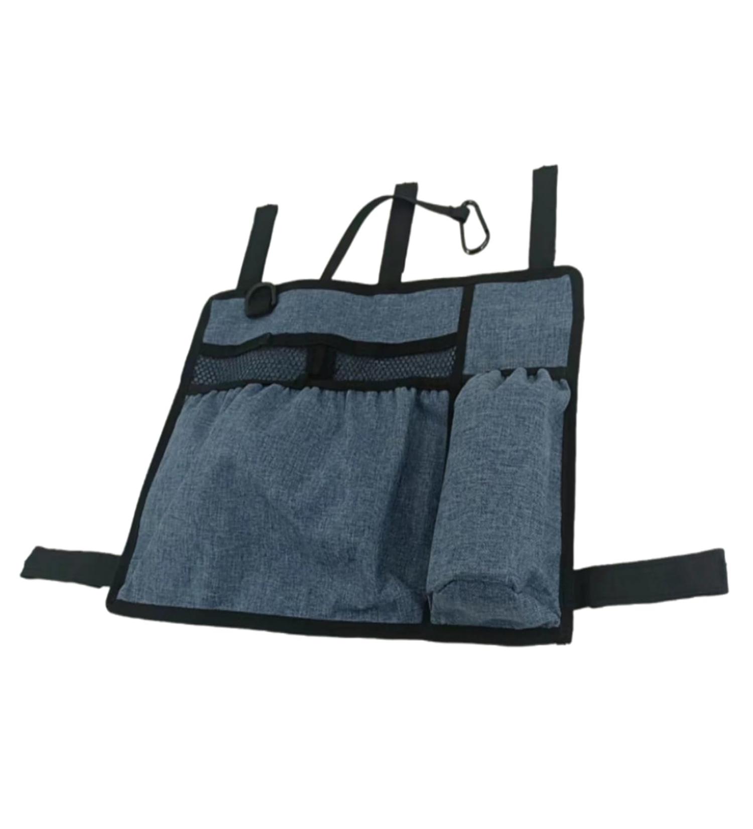 Elderly Friendly Wheelchair Storage Bag Armrest Organizers with Multiple Pockets Easy Install On Armrest Daily Use Blue - Buy Online on GoSupps.com