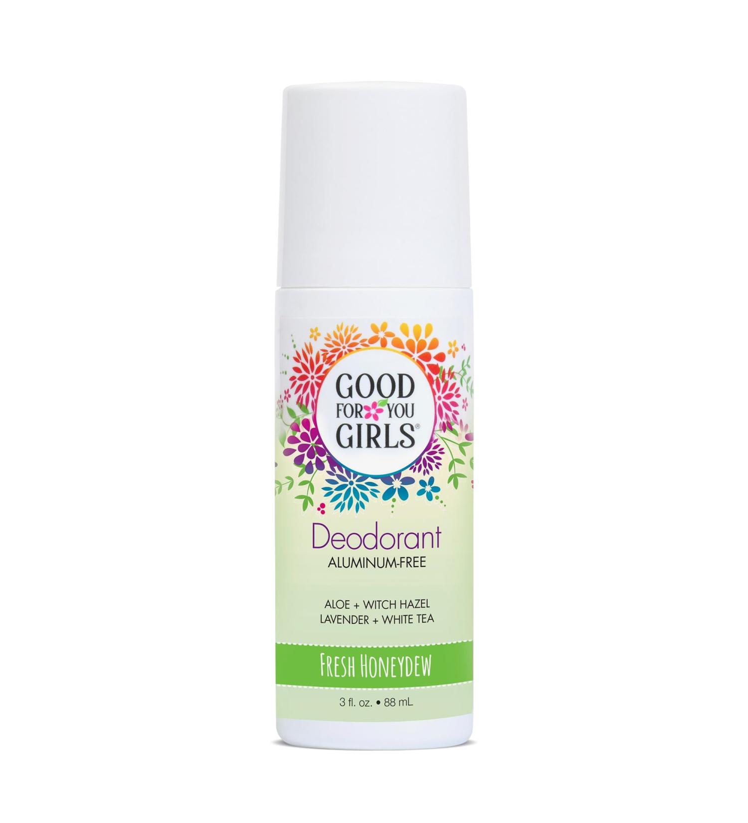 Good for You Girls Aluminum-Free Natural & Vegan Deodorant for Kids Preteens Teens Safe & Effective Odor Protection Clear Roll-On Natural Fragrance | Fresh Honeydew 3 oz (Pack of 1) Fresh Honeydew 3 Fl Oz (Pack of 1) - Buy Online on GoSupps.com