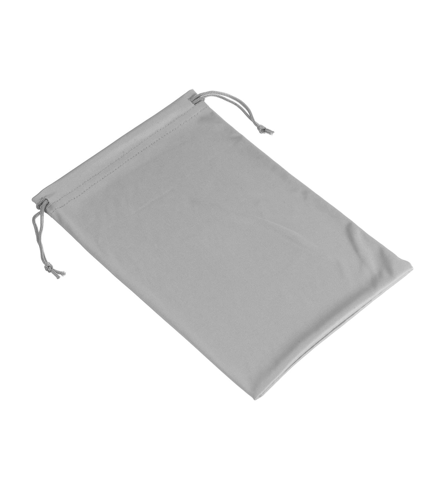 Lightweight Gray Microfiber Ski Goggle Bag - Protective Storage Sleeve with Drawstring Pouch - Buy Online on GoSupps.com
