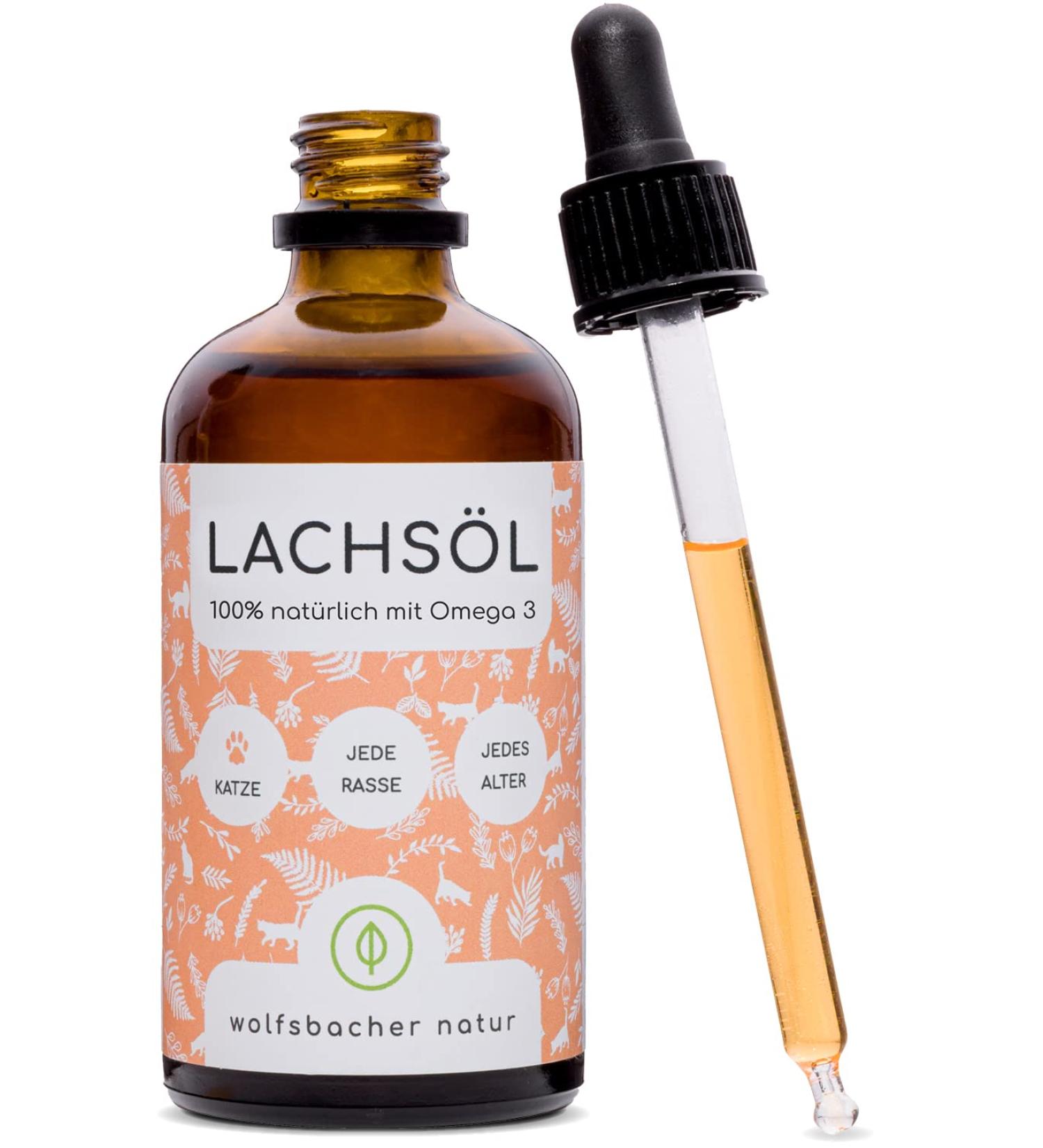 Premium Norwegian Salmon Oil for Cats | Omega 3 & 6 | High-Dose 100ml Natural Supplement - Buy Online on GoSupps.com