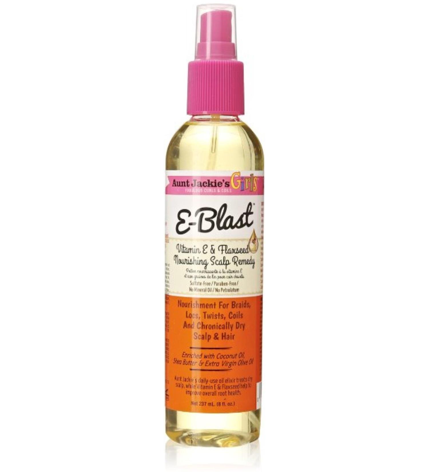 Aunt Jackie's Girls E-Blast Vitamin E & Flaxseed Nourishing Scalp Remedy 8 oz (Pack of 2)