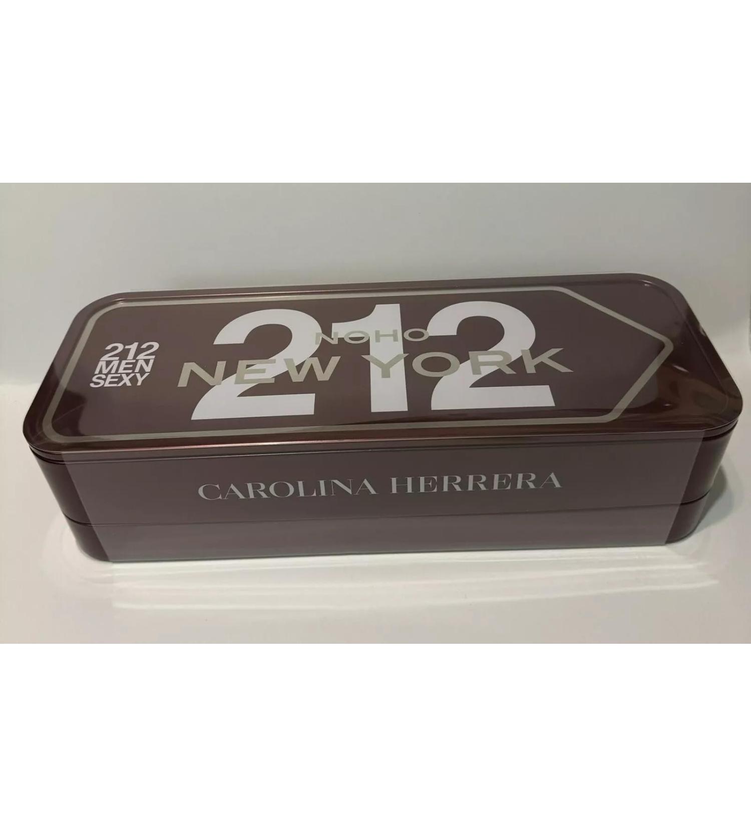 212 Men NYC by Caro'lina Herr'era 2pc Gift Set Tin 3.4 Fl Oz Eau De Toilette Spray + 3.4 Fl Oz Shower Gel - Buy Online on GoSupps.com