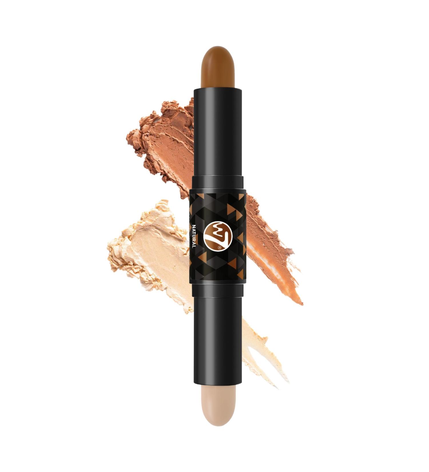 W7 Contour Stick - Double-Ended Creamy Contour & Highlight Makeup - Bronze Shape & Define - Natural Natural 1 count (Pack of 1) - Buy Online on GoSupps.com