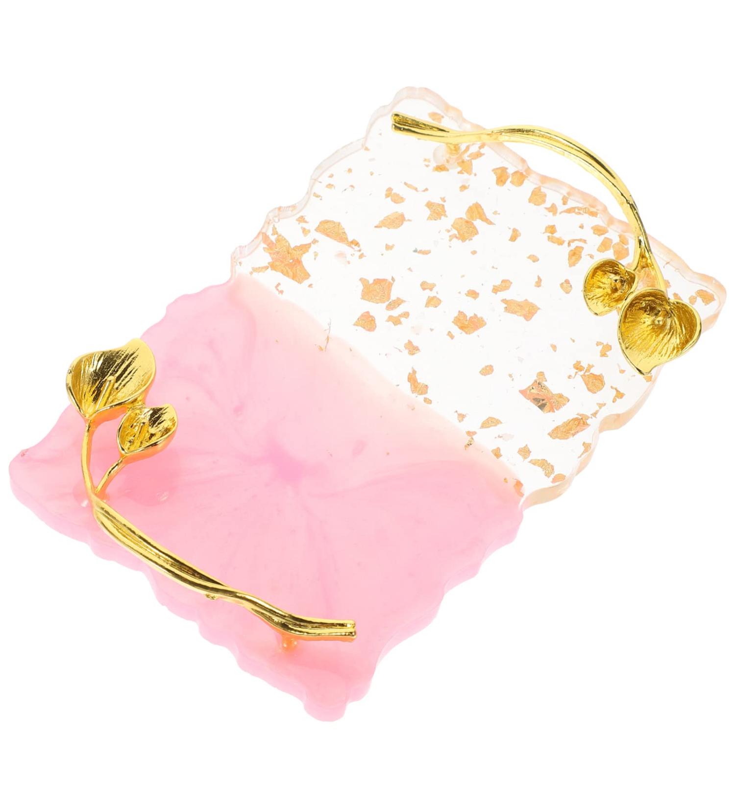 HAPINARY Nail Display Palette with Mirror Surface Multifunctional Mixing Plate for Nail Art Cosmetics Mixing Nail Polish Pigments for Friends Manicures Hold 111x73cm Pink - Buy Online on GoSupps.com