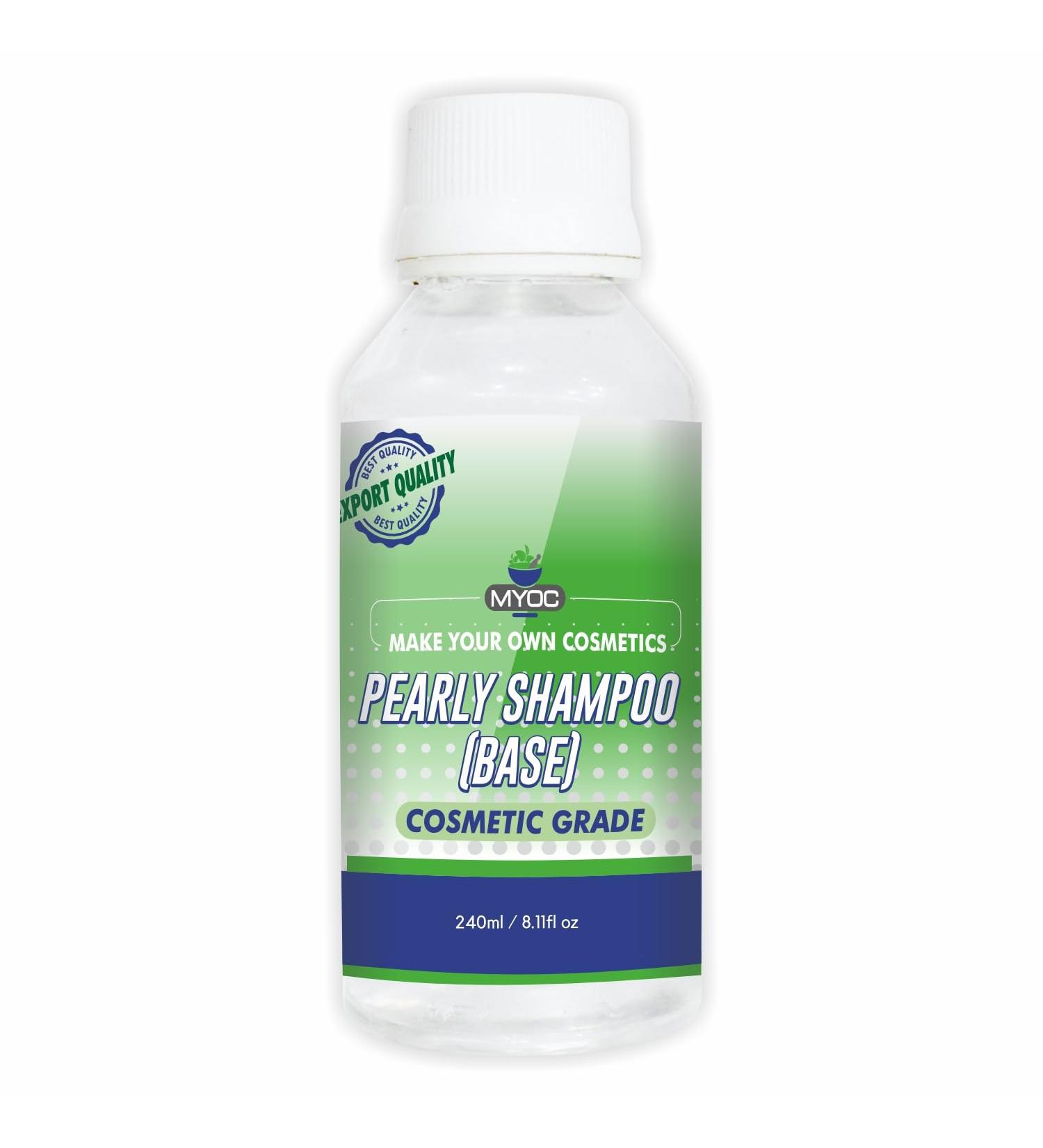 MYOC DIY Pearly Shampoo Base For All Hair Types With added benefits of Aloe Vera & Glycerine for smooth hairs Create Your Natural Hair Care Products - 240 ml (8.11 Fl. Oz) 240 ml (Pack of 1) - Buy Online on GoSupps.com