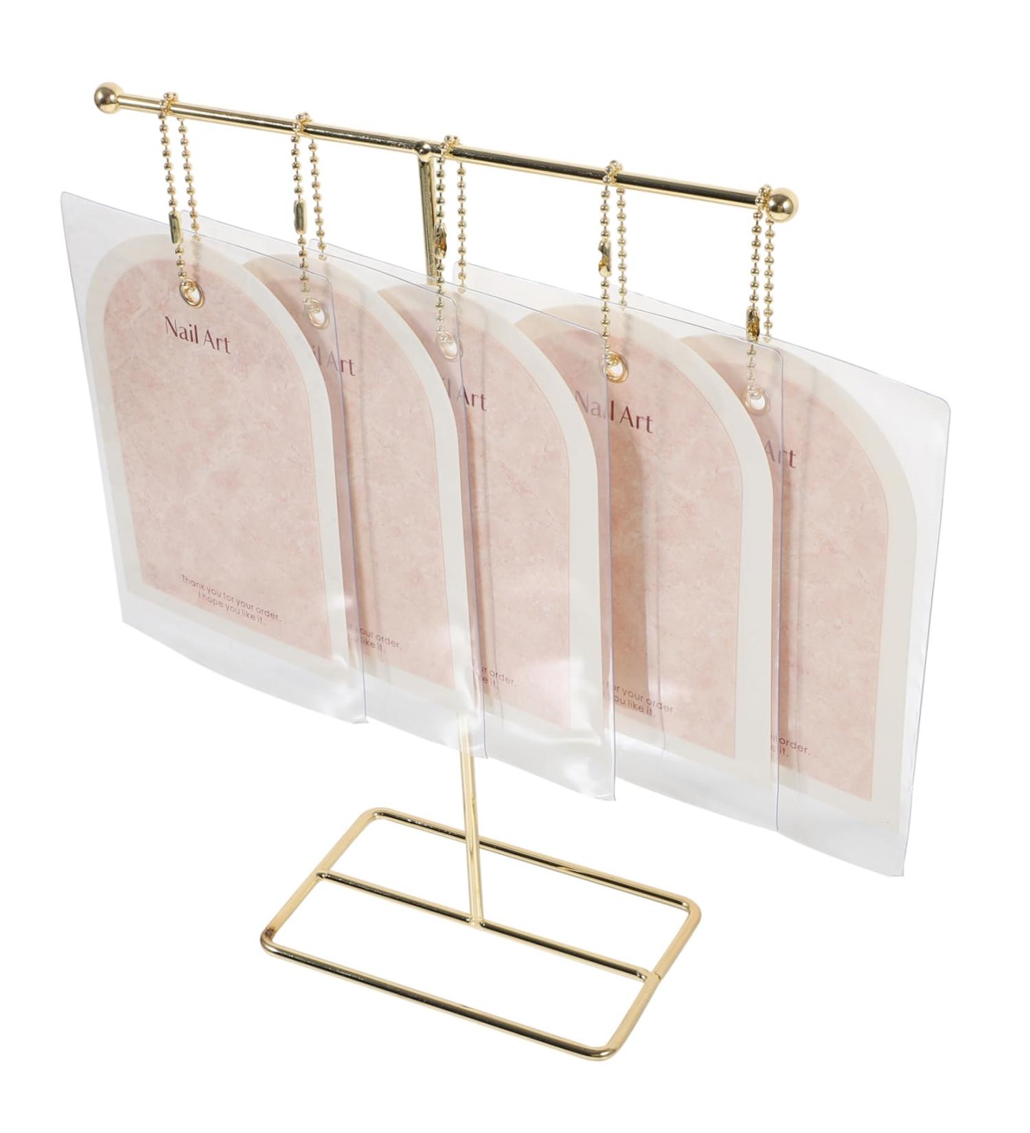 PLAFOPE 1 Set Nail Art Display Cardboard Manicure Showing Holder Nail Art Display Cards Manicure Display Card Fake Nail Paper Card Fake Nails Display Cards Nail Salon Display Card - Buy Online on GoSupps.com