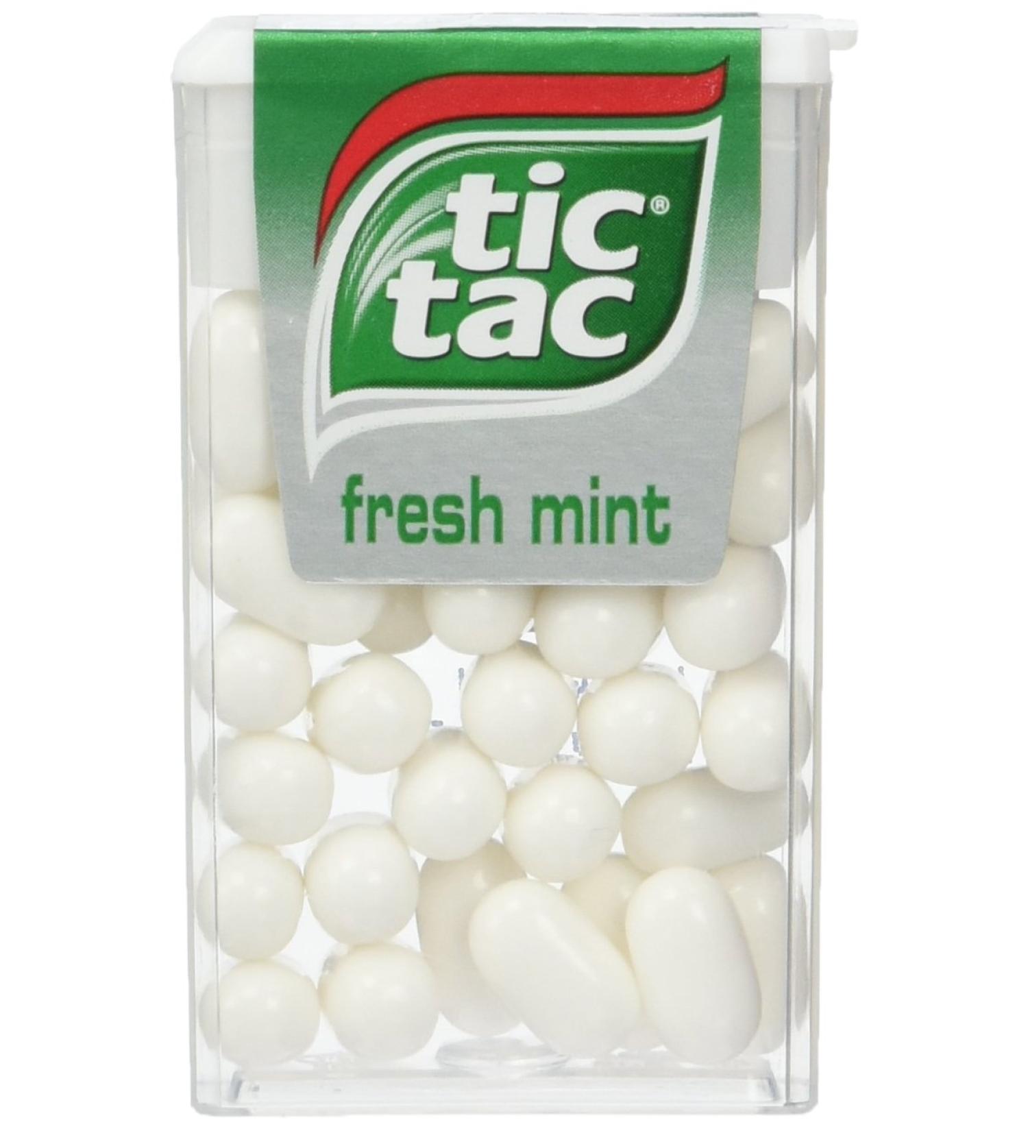Buy Tic Tac Mint Single Box - 12 Pack (12 x 18g) - International Shipping Available! - Buy Online on GoSupps.com