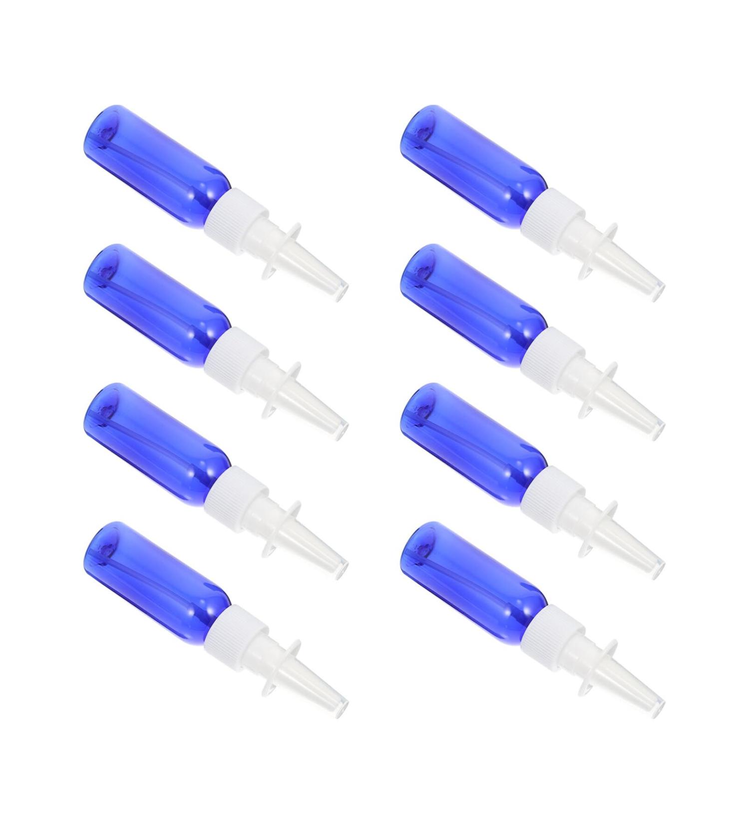 COHEALI 8Pcs Fine Mist Nasal Spray Bottles - Travel Size Empty Sprayers (Blue) - Buy Online on GoSupps.com