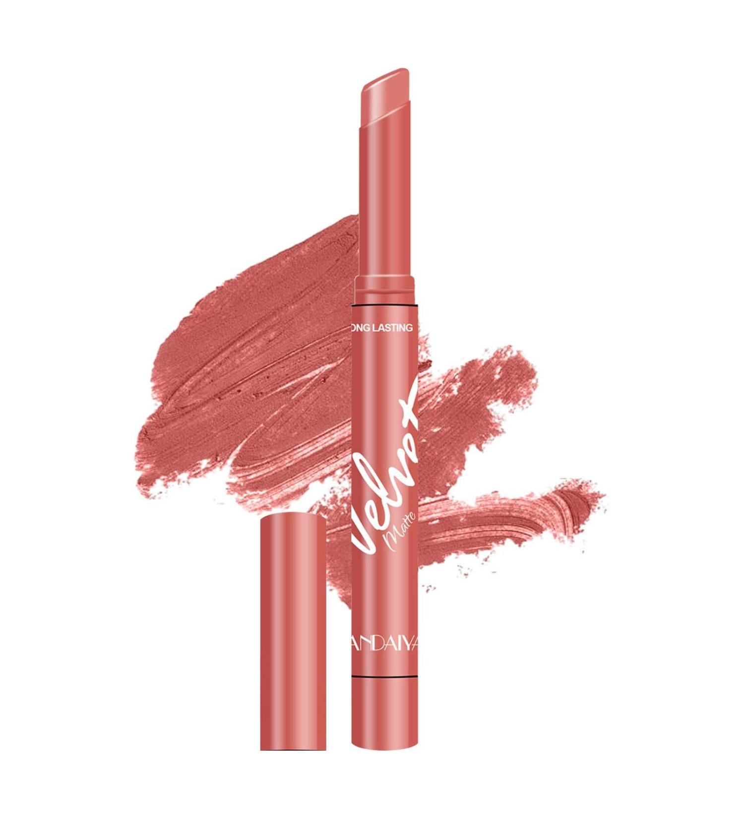  JPSDOWS Velvet Matte Lipsticks | Velvet Matte Lipsticks Non-Stick Red Lip Makeup Won't Fade Waterproof Lipstick for Girls and Women - Buy Online on GoSupps.com