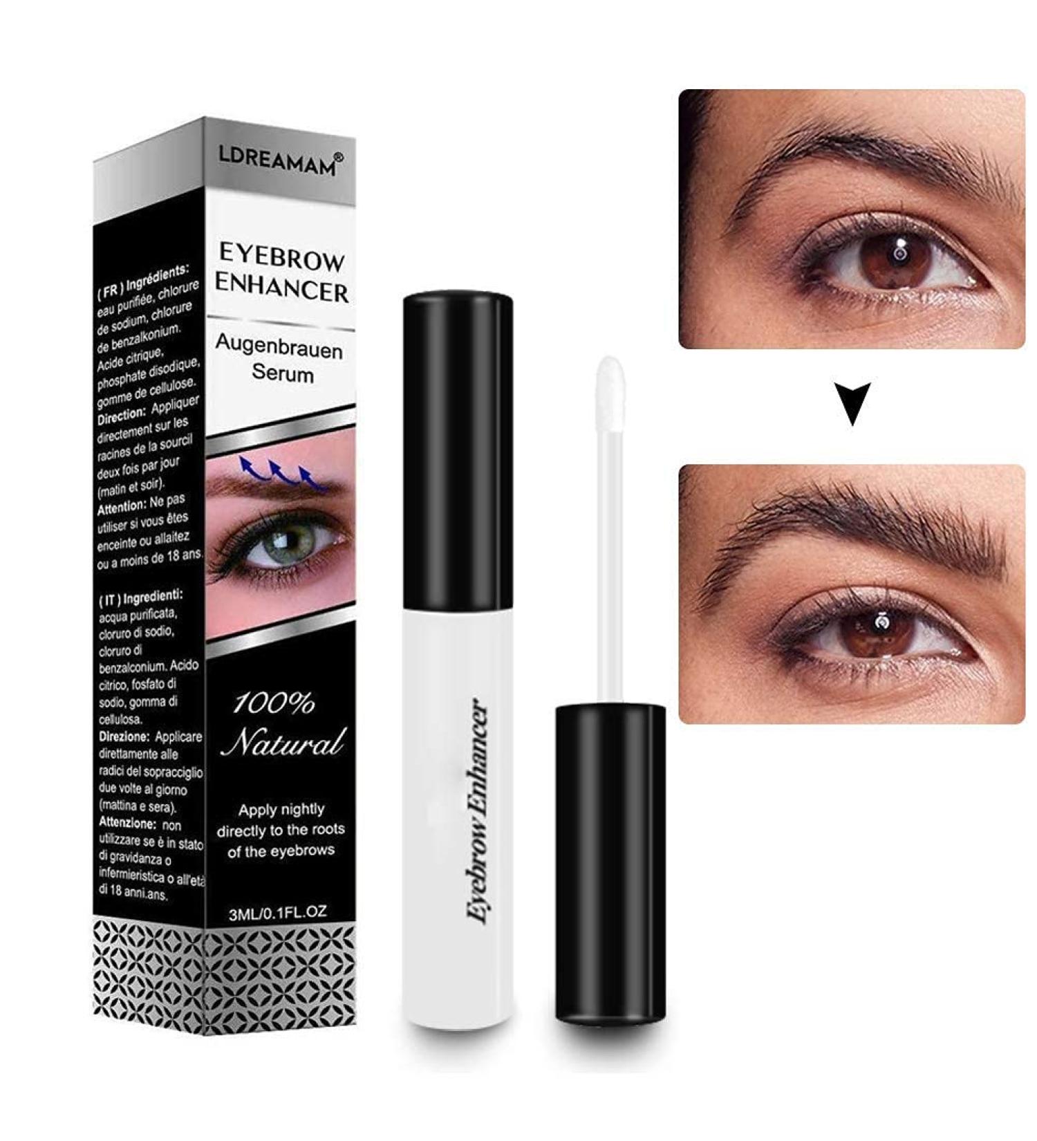 Eyebrow Growth Serum - Boost Regrowth and Prevent Thinning, Breakage & Fall Out - Buy Online on GoSupps.com