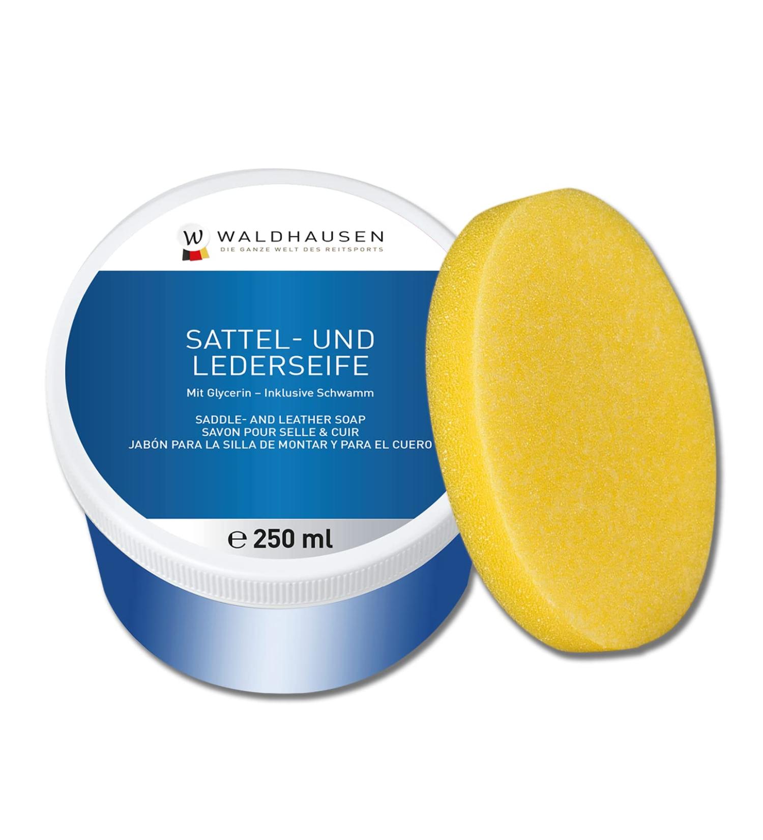 WALDHAUSEN saddle & leather soap in a tin 250 ml