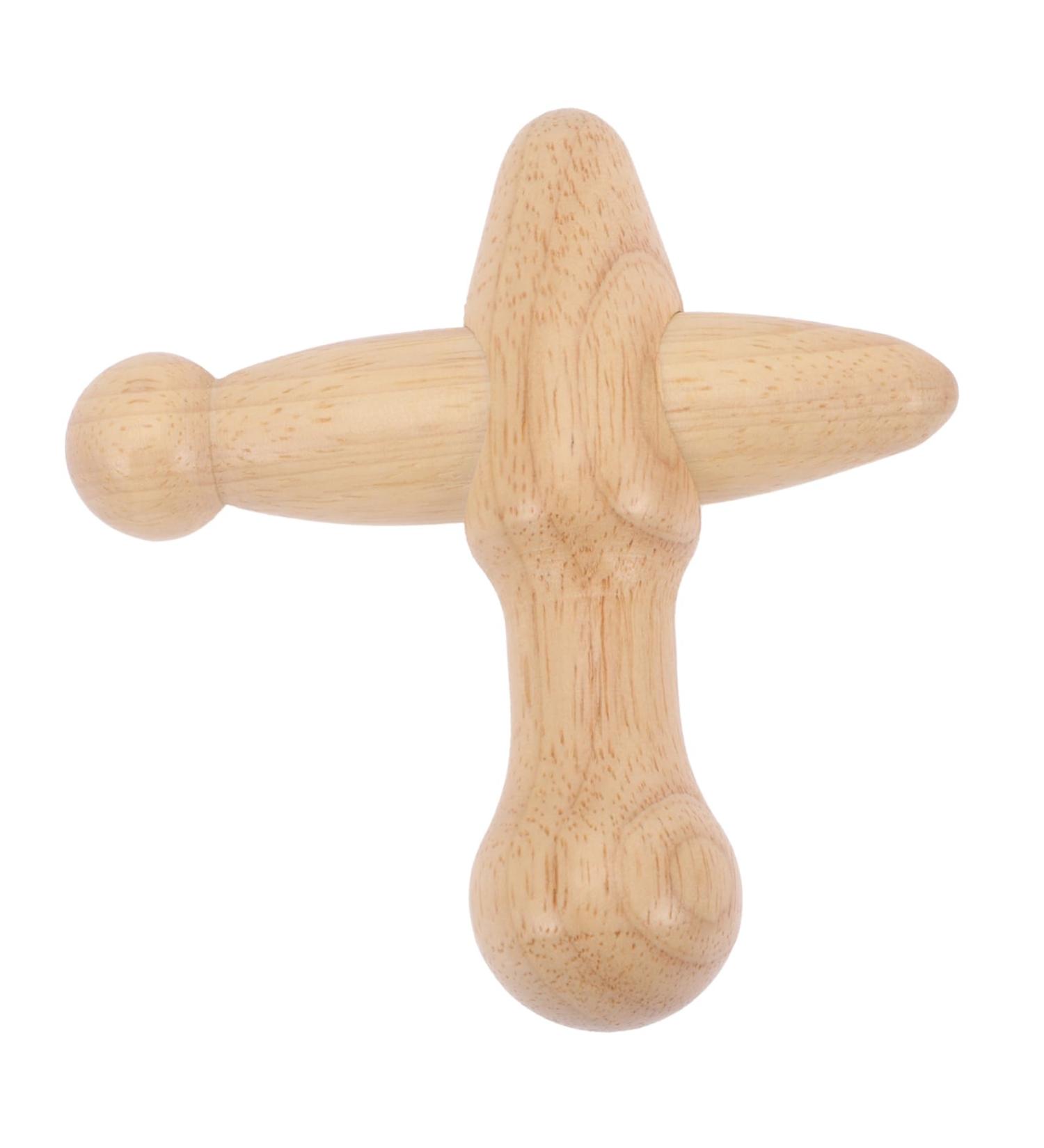 Wooden Foot Massager & Full Body Muscle Roller - Self-Massage Tool for Ultimate Relaxation - Buy Online on GoSupps.com