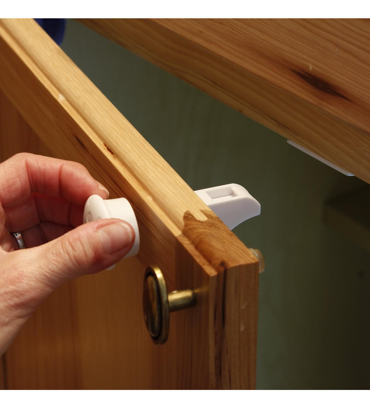 Magnetic Cabinet Locks (12 Locks + 2 Keys) with Adhesive  Easy Installation Tool - Child Proof Drawers - No Tools Or Screws Needed - Jool Baby - Buy Online on GoSupps.com