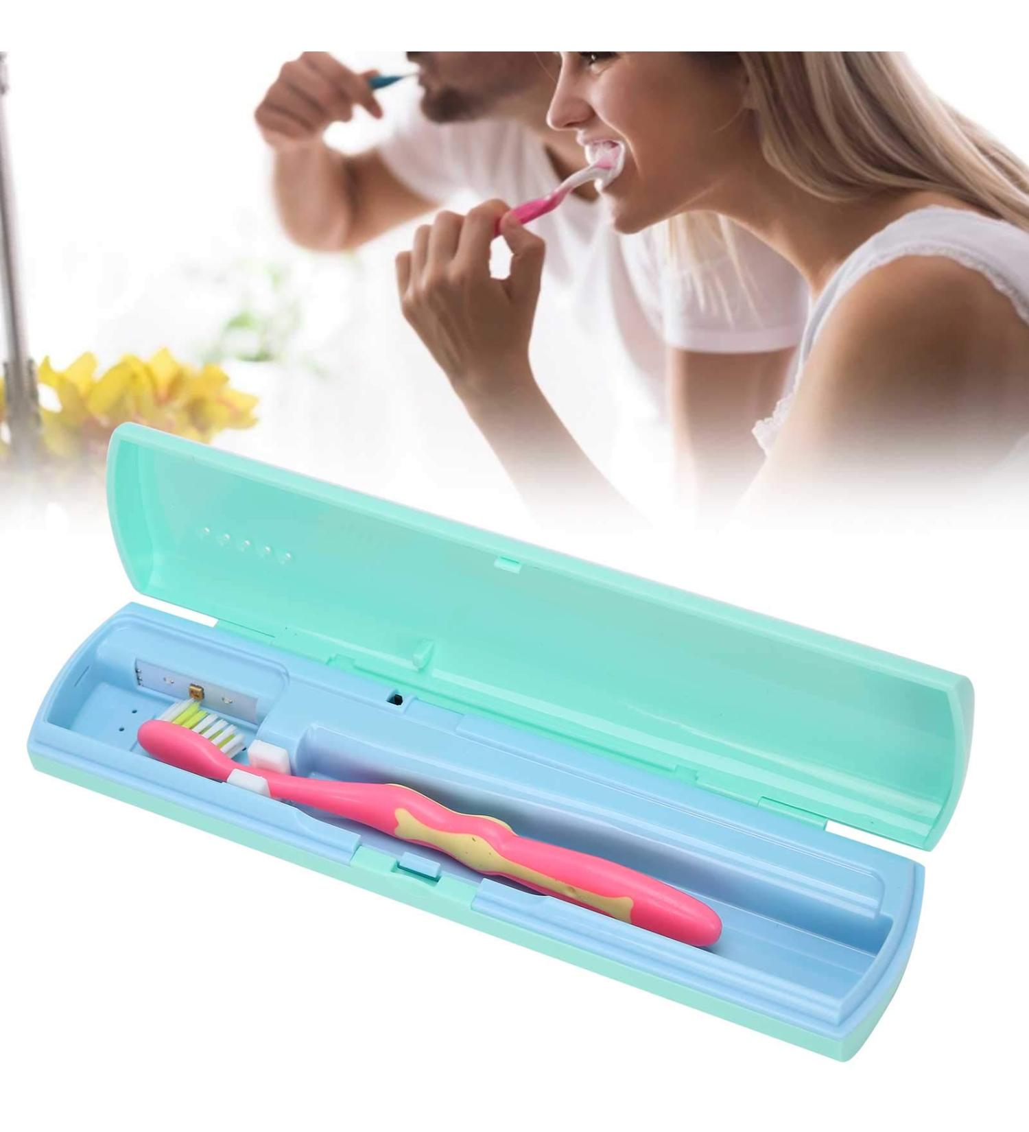 UVC Toothbrush Disinfectant Case | Travel-Friendly Toothbrush Storage | Germ-Proof Protection - Buy Online on GoSupps.com
