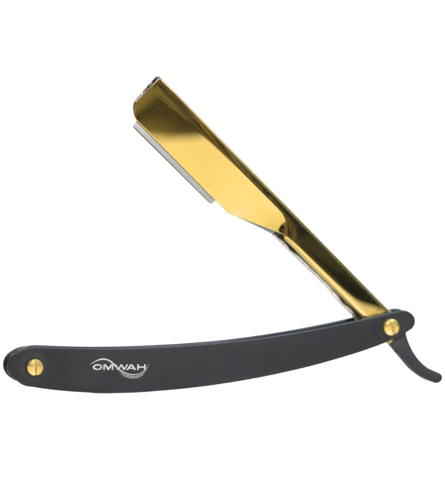 OMWAH Professional Barber Straight Edge Razor - Premium Slide Lock Design for Precision Shaving | International Shipping Available - Buy Online on GoSupps.com