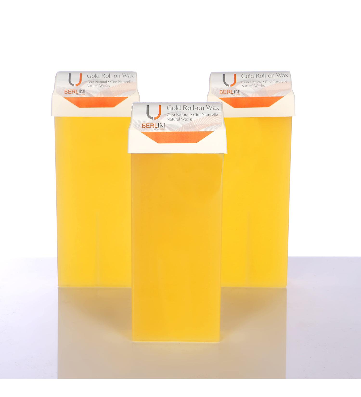 Berlini Berlini Golden roll-on wax 100ml easy hair removal suitable for all areas of the body especially for legs and arms (3)