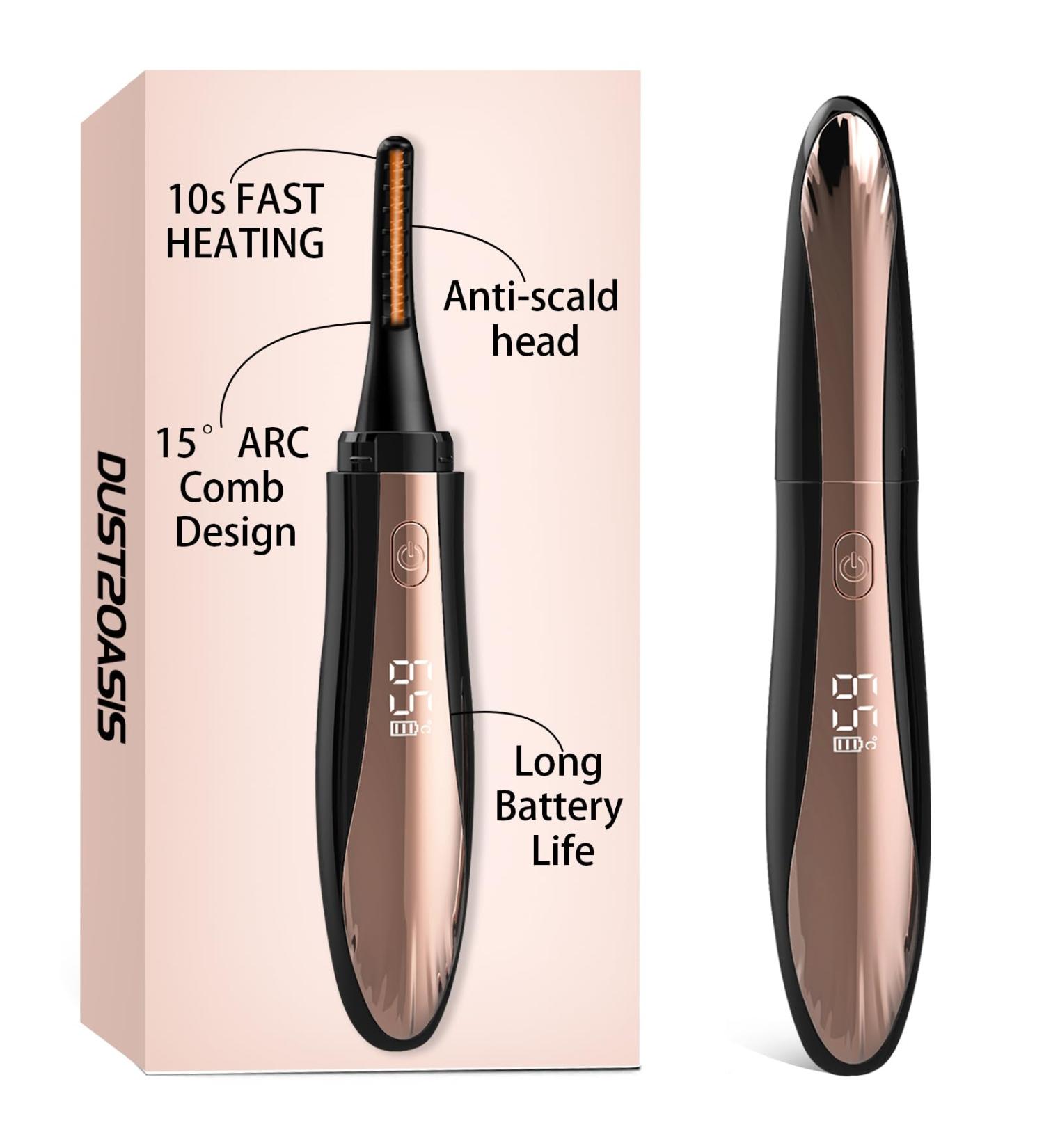 Heated Eyelash Curler - Rechargeable Electric Lash Curler with 4 Temperature Modes | Perfect Gift for Women - Shop Now - Buy Online on GoSupps.com