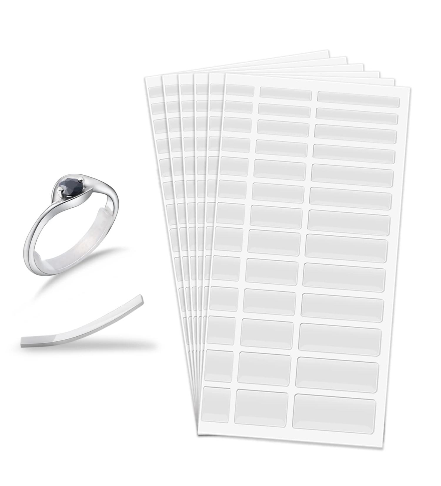 Invisible Ring Size Adjuster 6 Sheets Silicone Guard Reducer Tightener - 8 Sizes (Transparent) - Buy Online on GoSupps.com