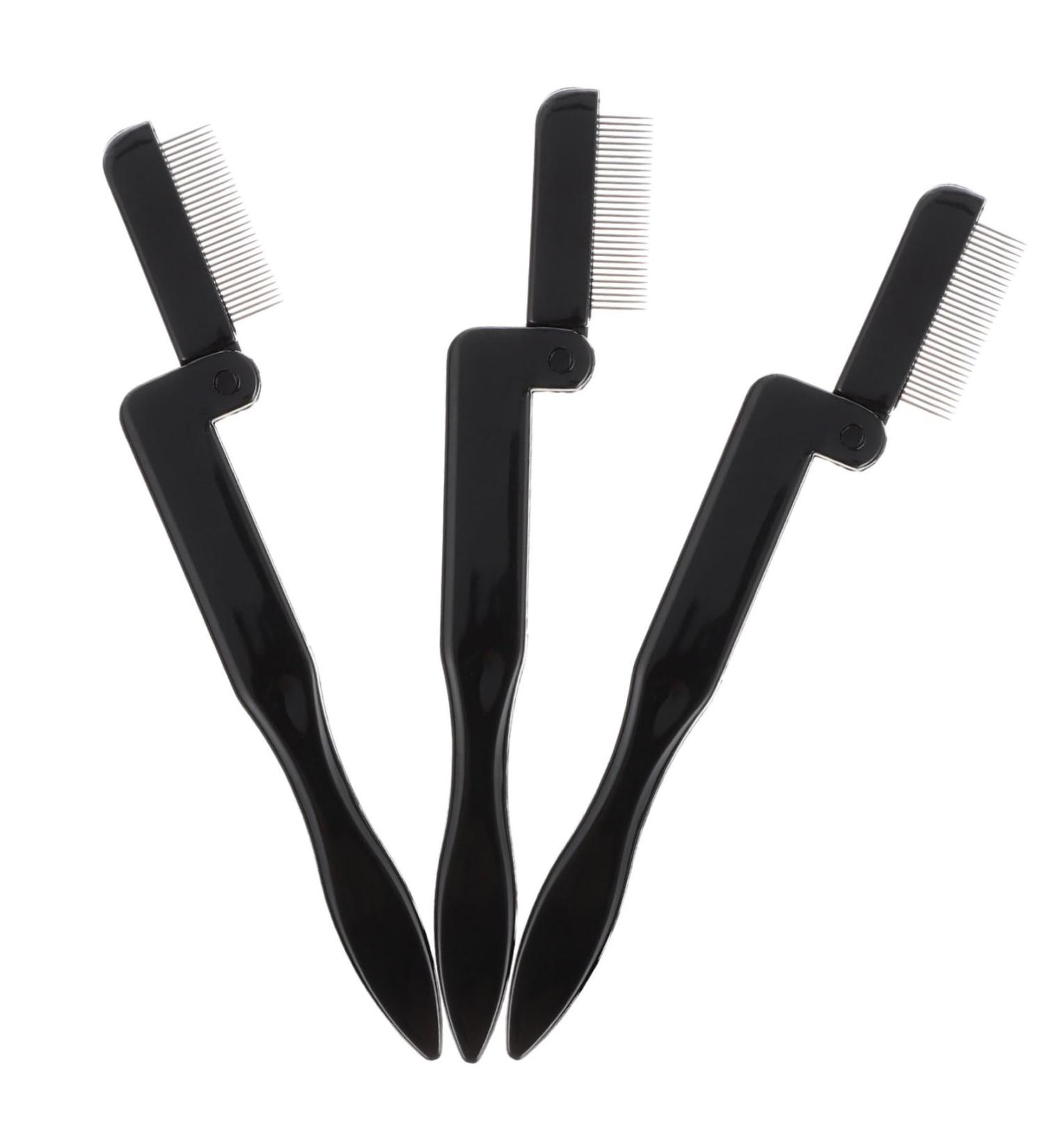 Beaupretty 9 pcs Folding Steel Needle Eyebrow Comb Set | Eyelash Tools Disposable Eyebrow Brush & Makeup Lash Mascara | Beauty Tools for Perfect Eyebrows - International Shipping - Buy Online on GoSupps.com