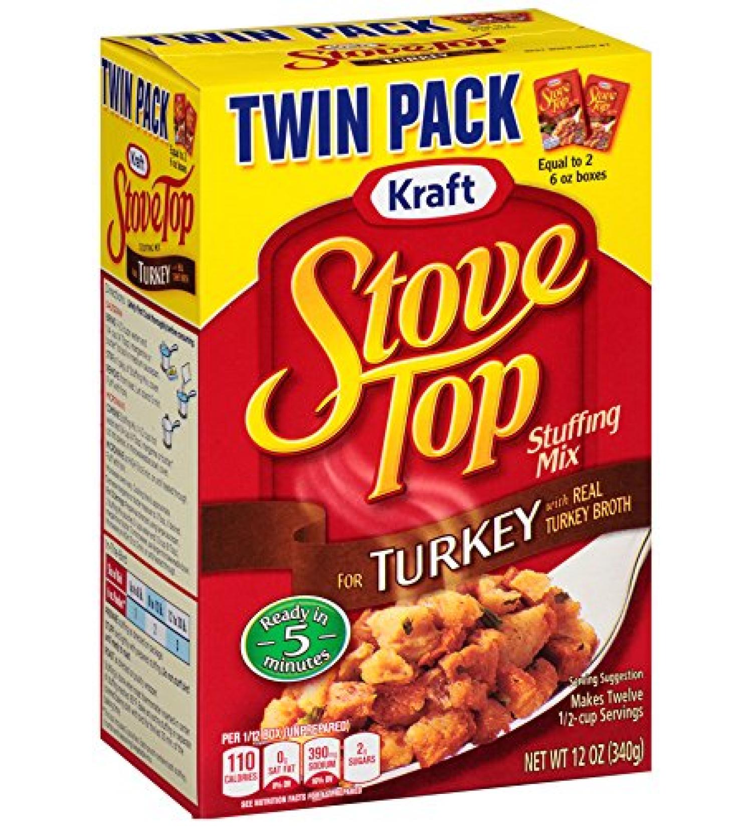 Stove Top Turkey Stuffing Mix (12 oz Boxes, Pack of 2)