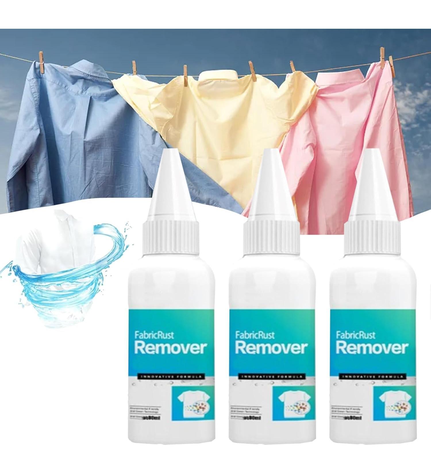 Fabric Rust Stain Remover Stain Remover for Clothes Laundry Strong Clothes Rust Remover Universal Spot Stain Remover No Damage to Clothes 3pcs - Buy Online on GoSupps.com