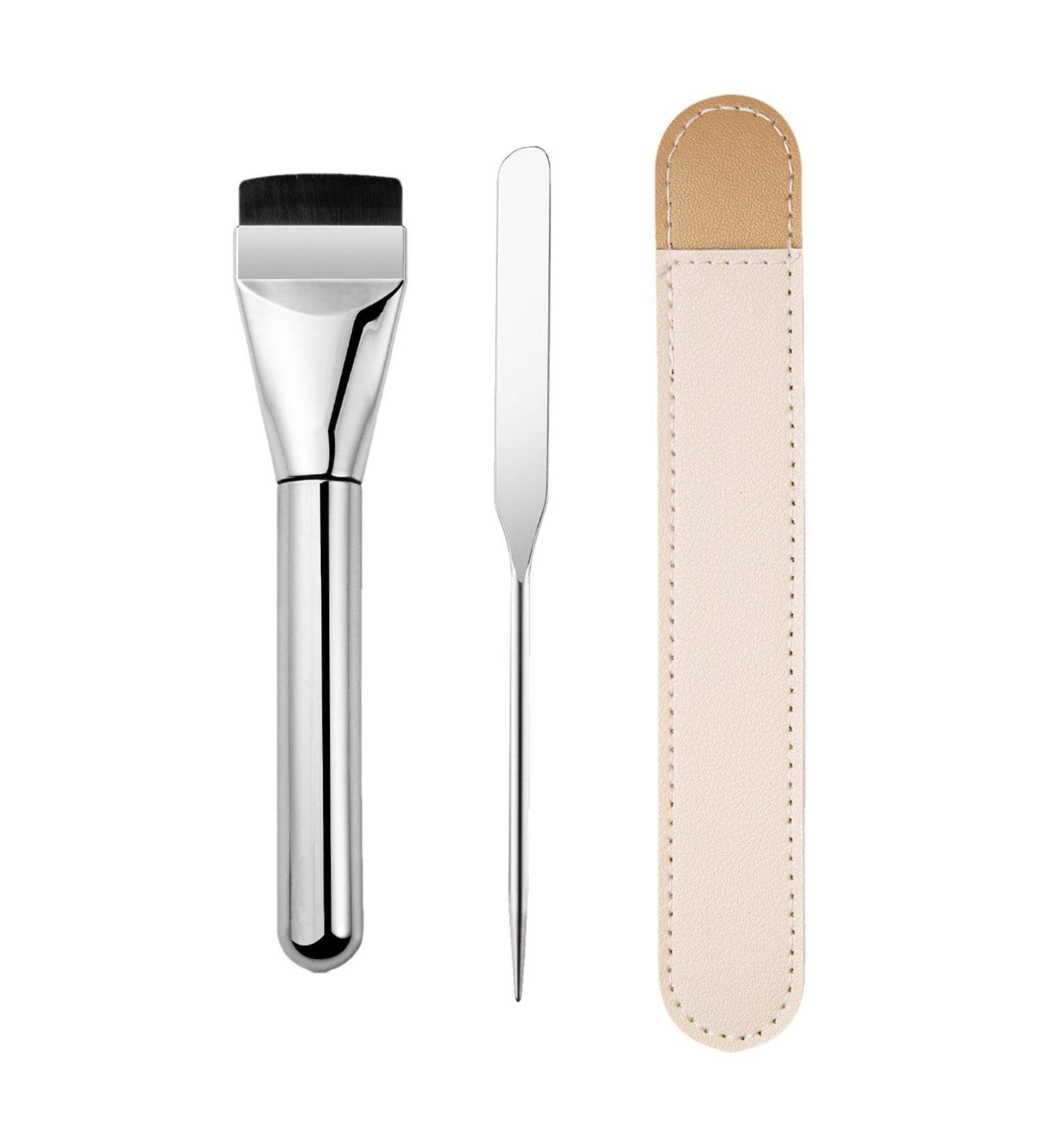 Eventerde Flat Foundation Brush Flat Head Concealer Brush for Liquid Makeup - Ergonomic Handle Makeup Tool for Dormitory Travel Business Trip Home - Buy Online on GoSupps.com