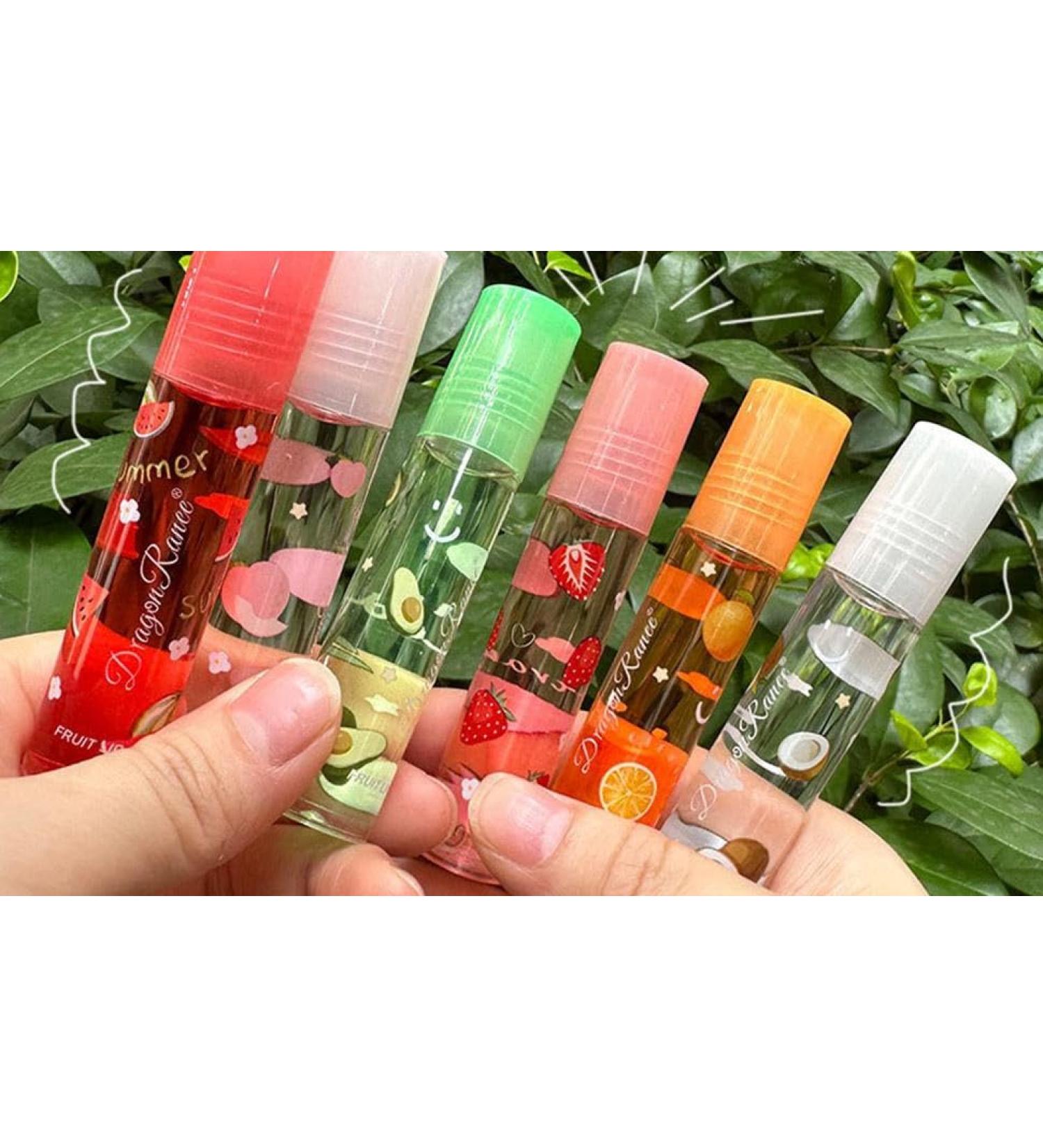Shop Lip Oil Set for Teenage Girls | Fruity Flavors Roll On Lip Gloss & Moisturizer | Perfect Gift for Dry Cracked Lips - Buy Online on GoSupps.com