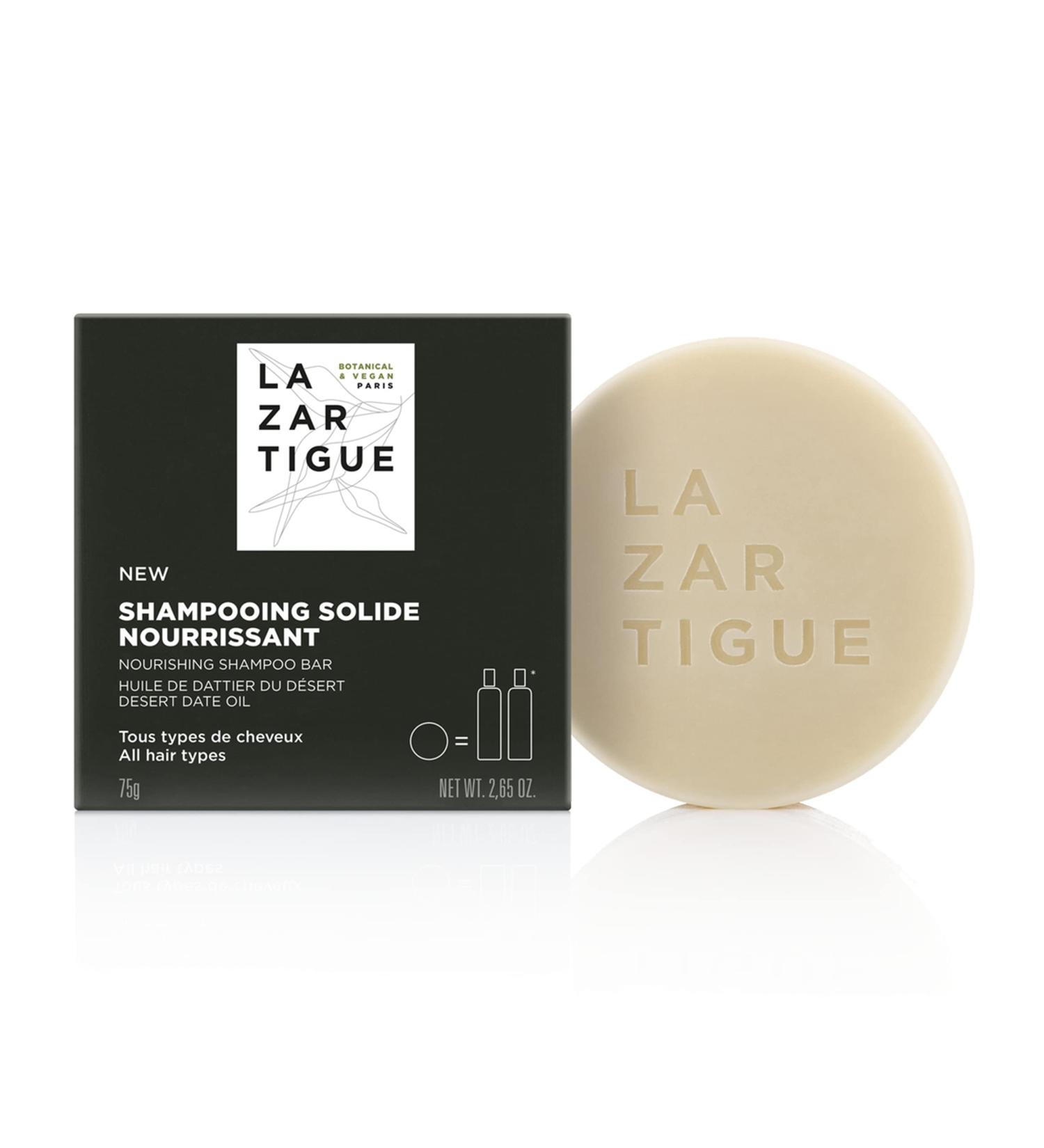 Lazartigue Nourishing Shampoo Bar | Vegan & Plastic-Free Hair Care | 93% Natural Hydrating & Nourishing for All Hair Types | Softens Hair & Restores Suppleness | 2.65 Oz - Buy Online on GoSupps.com