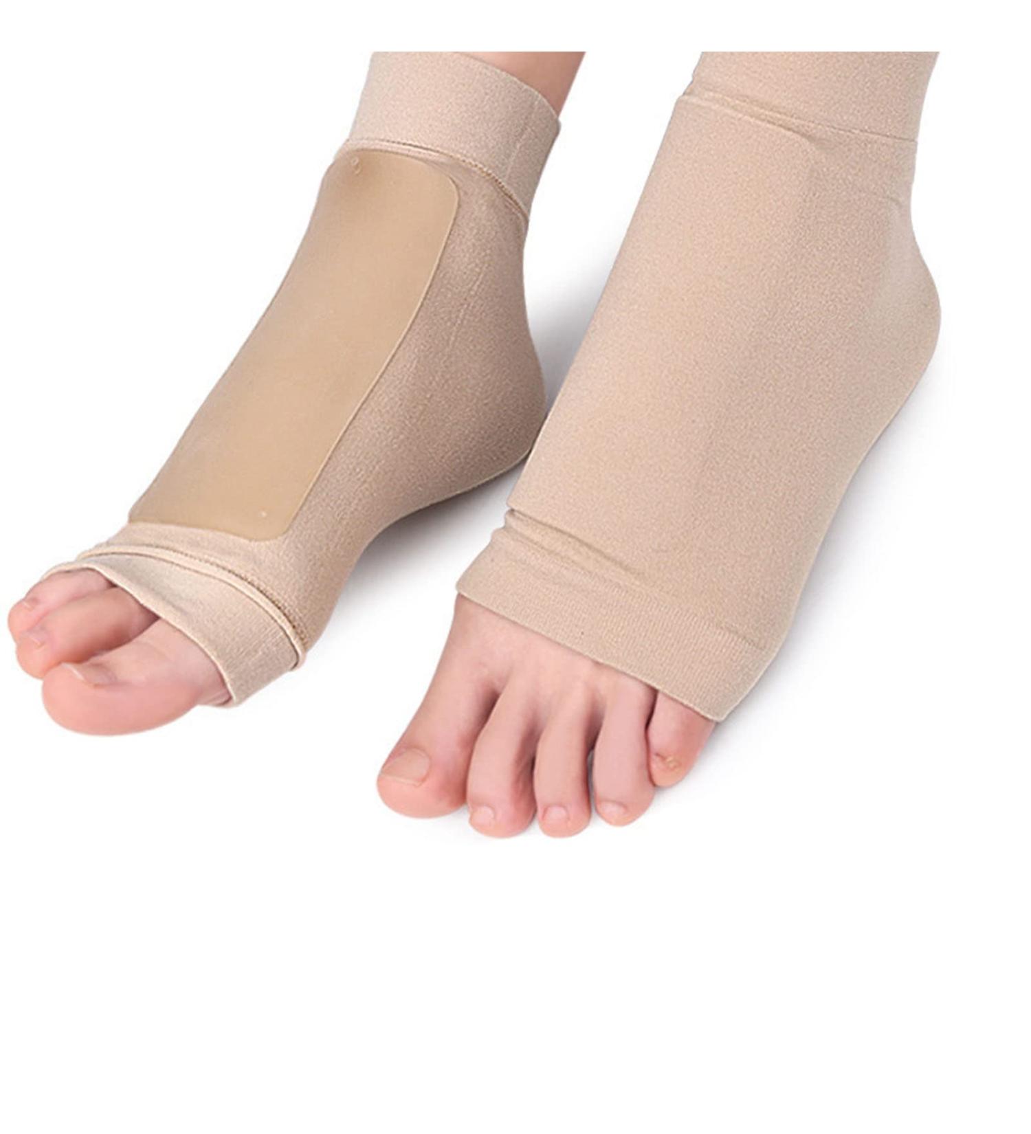 Pissente Achilles Tendonitis Sleeve with Padded Compression Gel | Ankle Support & Cracked Heel Relief | Shop Worldwide - Buy Online on GoSupps.com